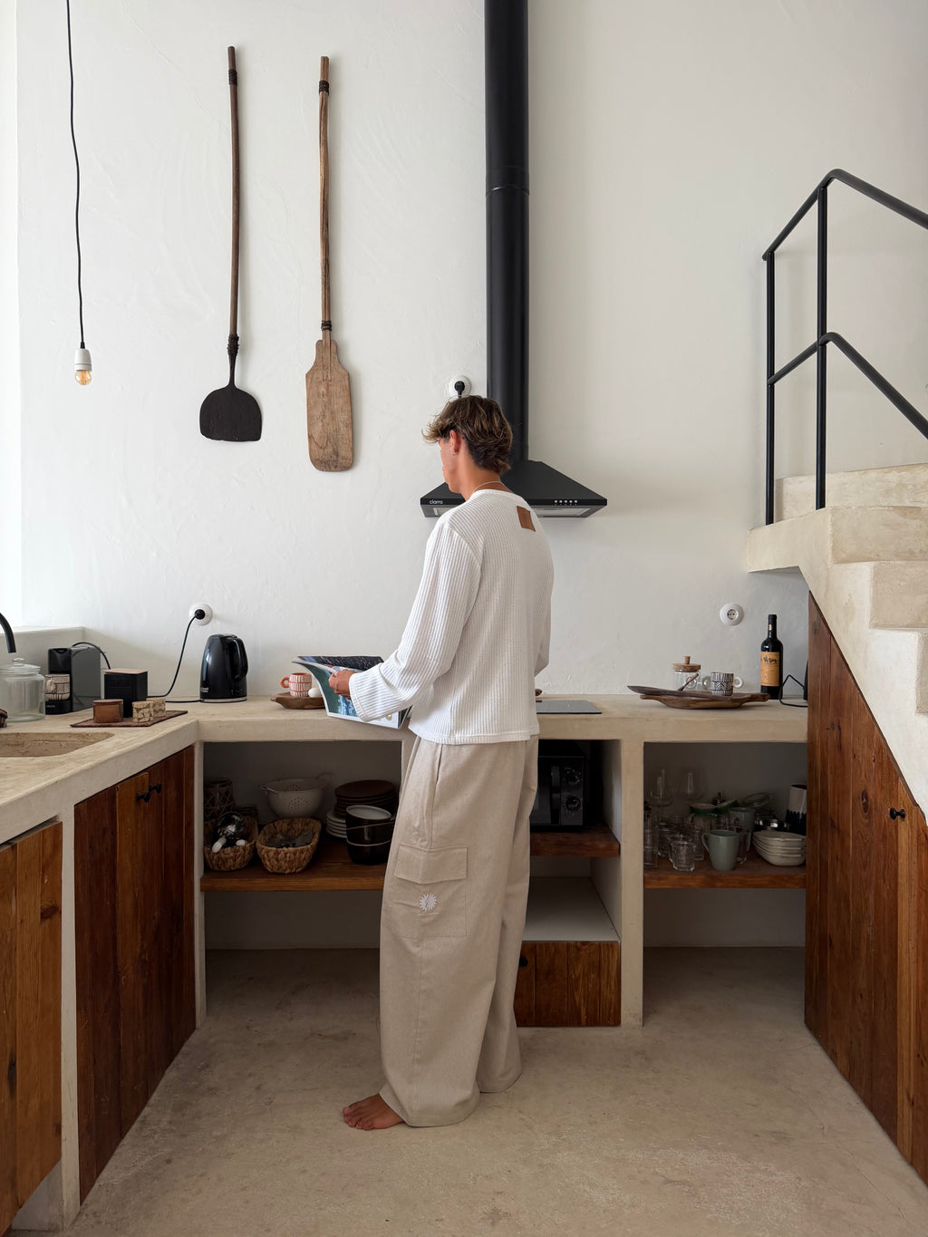 Essentials Cargo Linen Pants