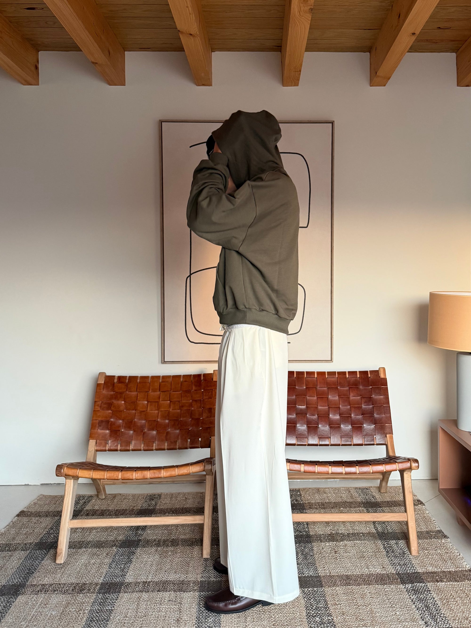 Sense Olive Green Hoodie