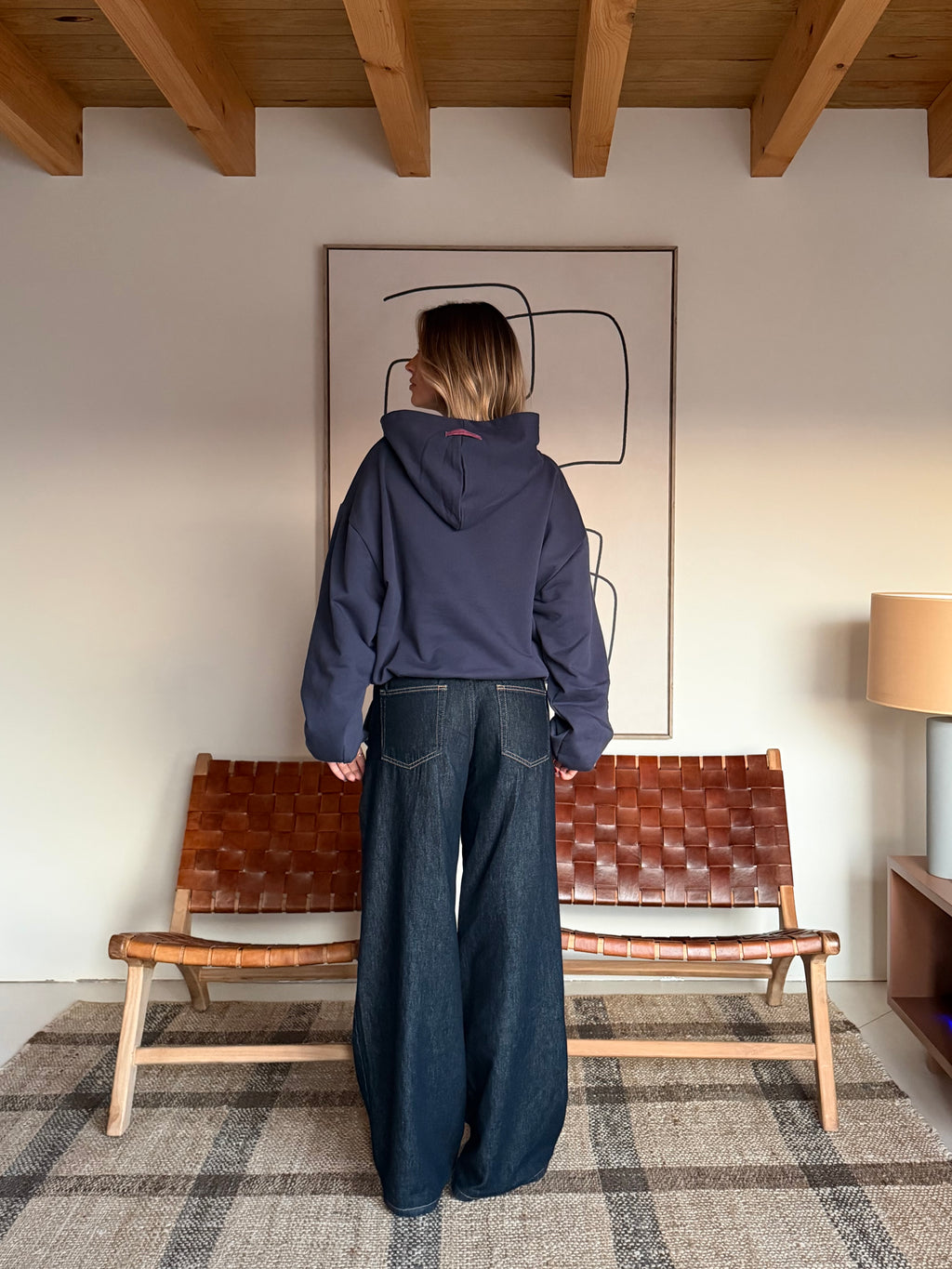 Sense Navy Blue Hoodie