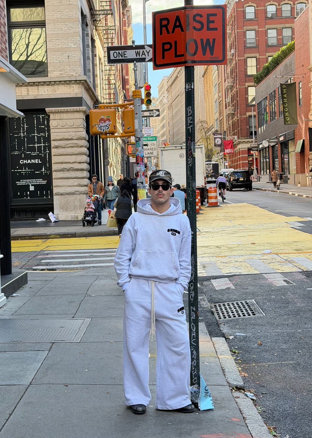 Ligh Grey NYC Sweatpants