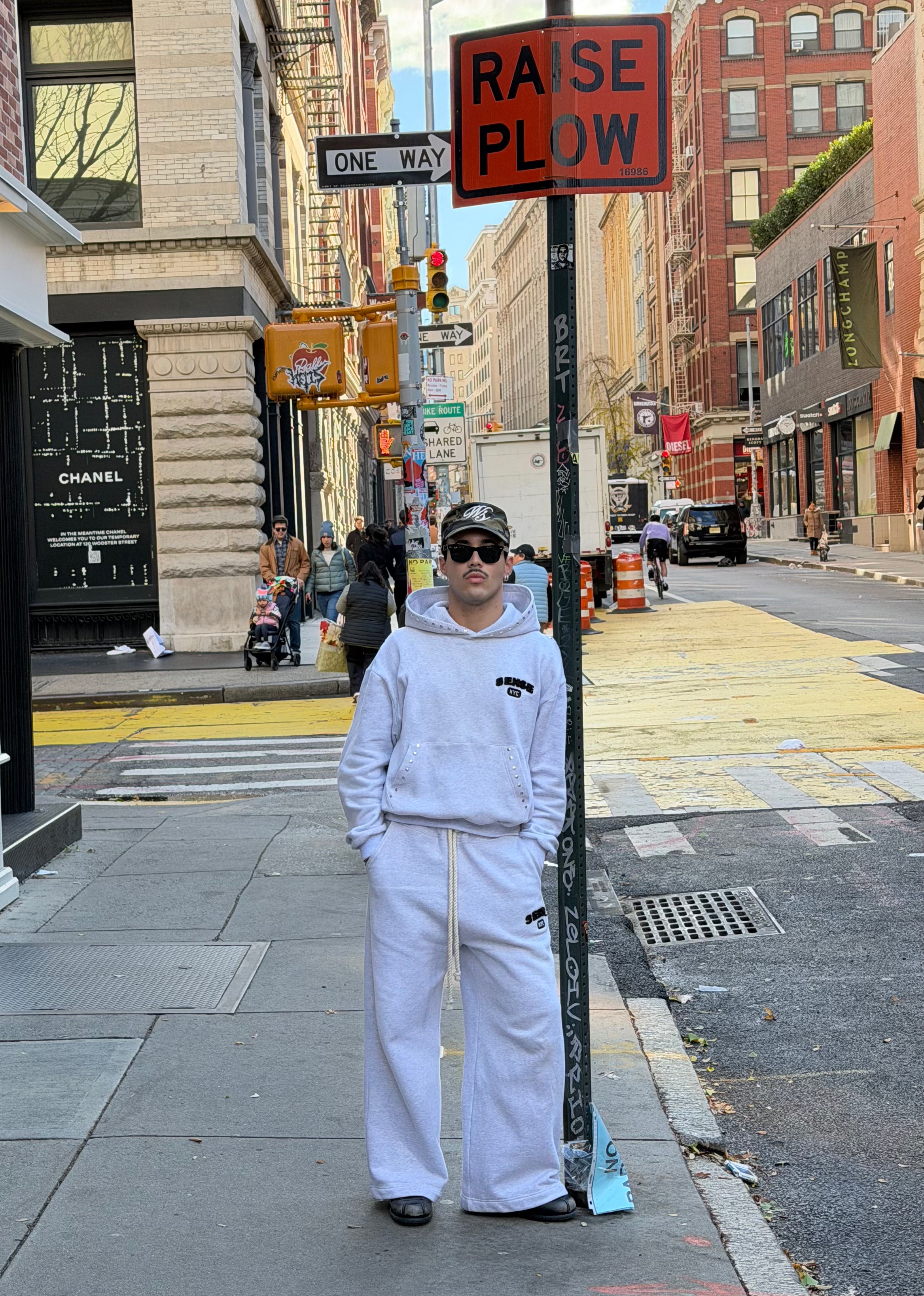 Ligh Grey NYC Sweatpants