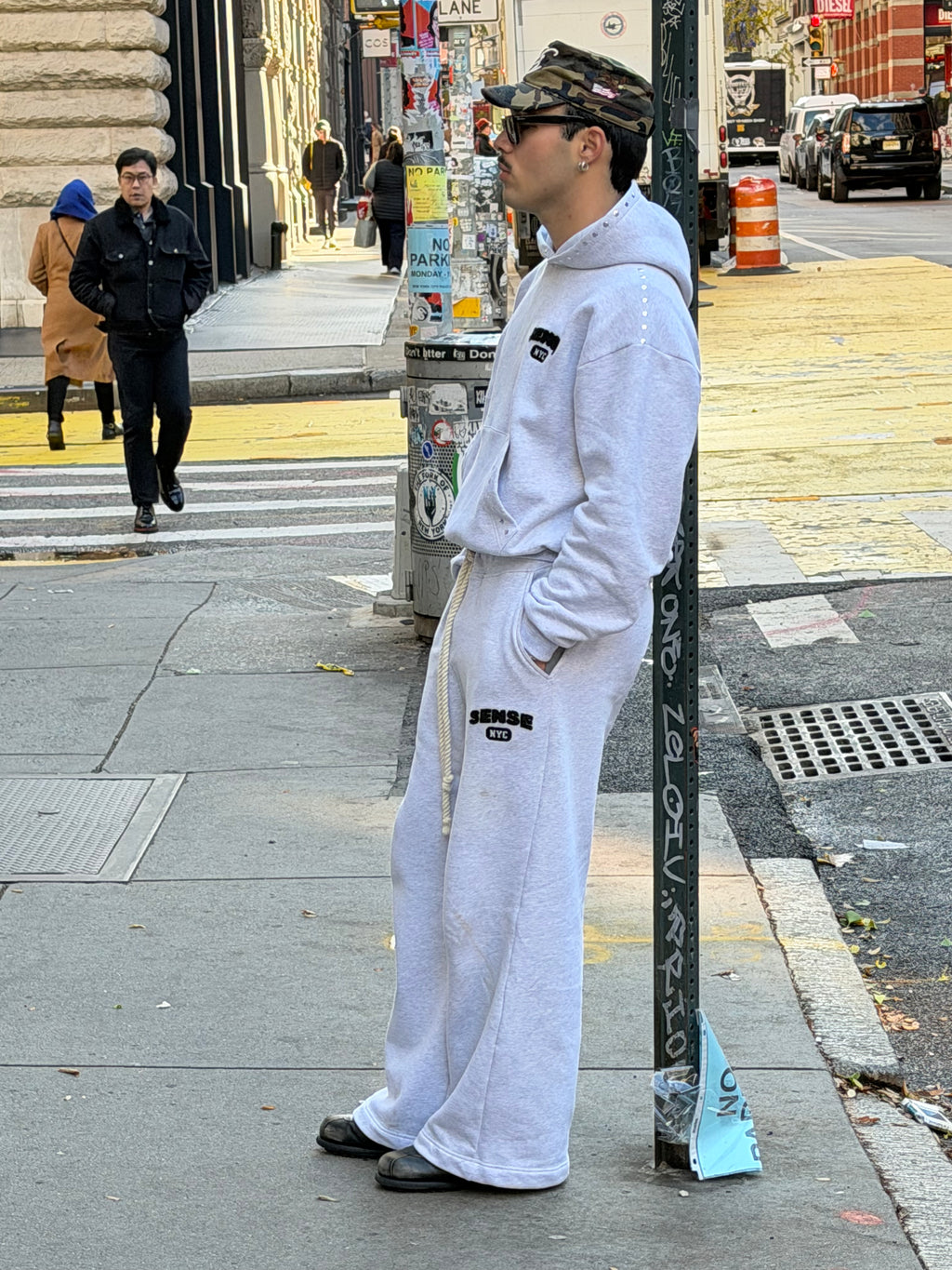 Ligh Grey NYC Sweatpants
