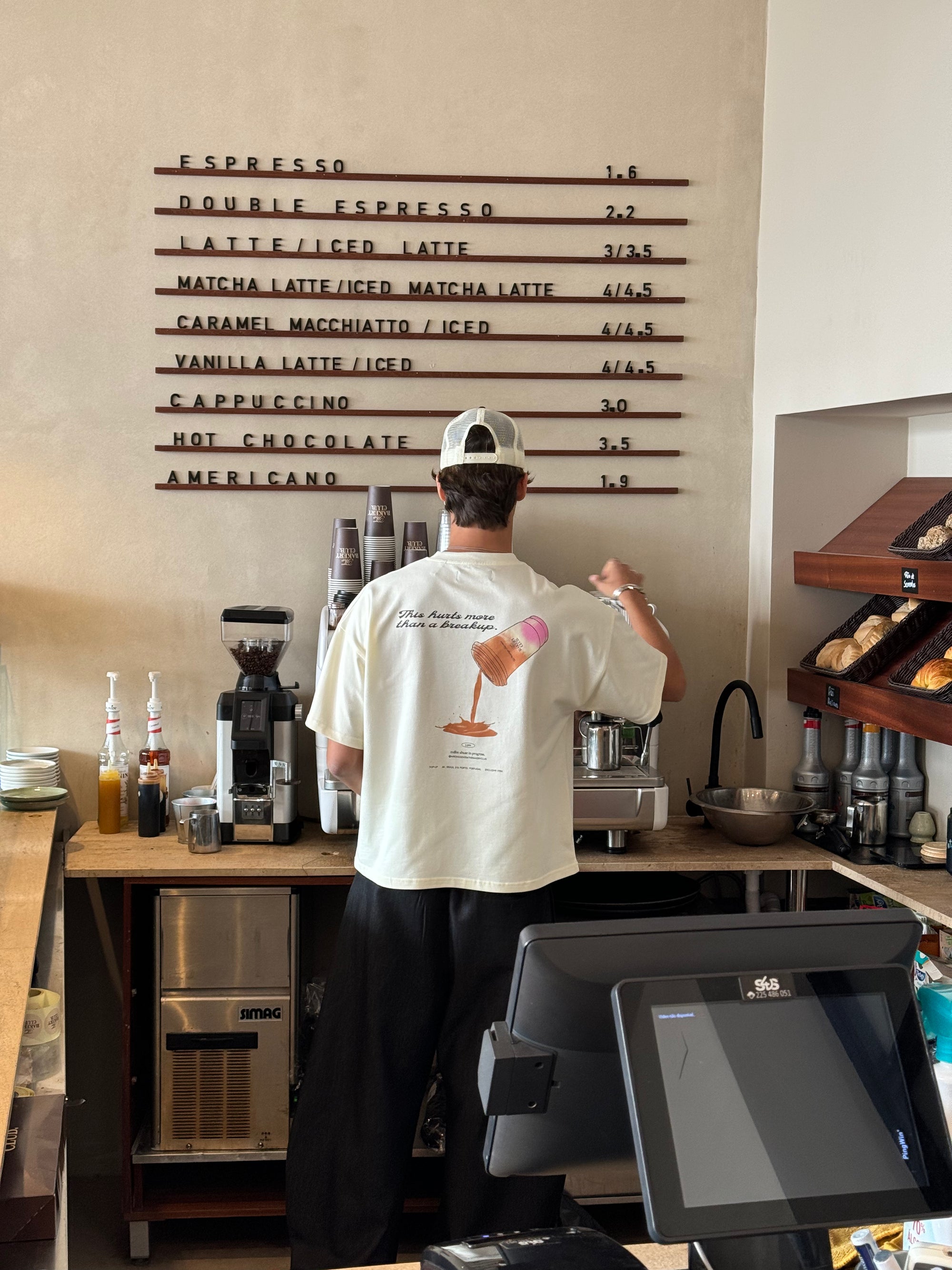Cream Coffee Tee