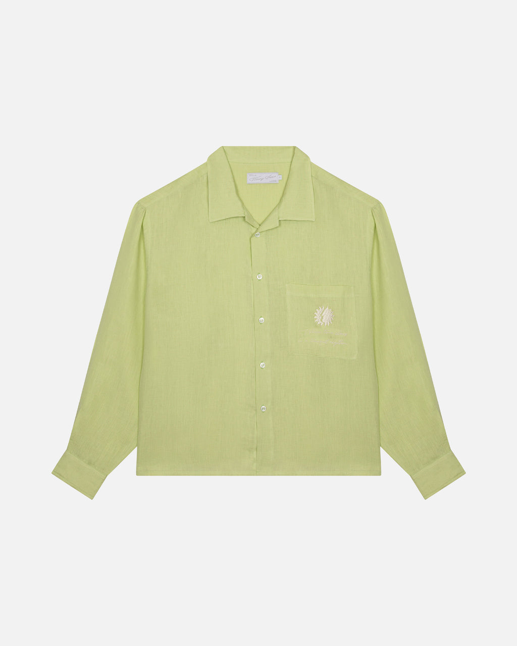 Mediterraneo Pistacchio Linen Shirt
