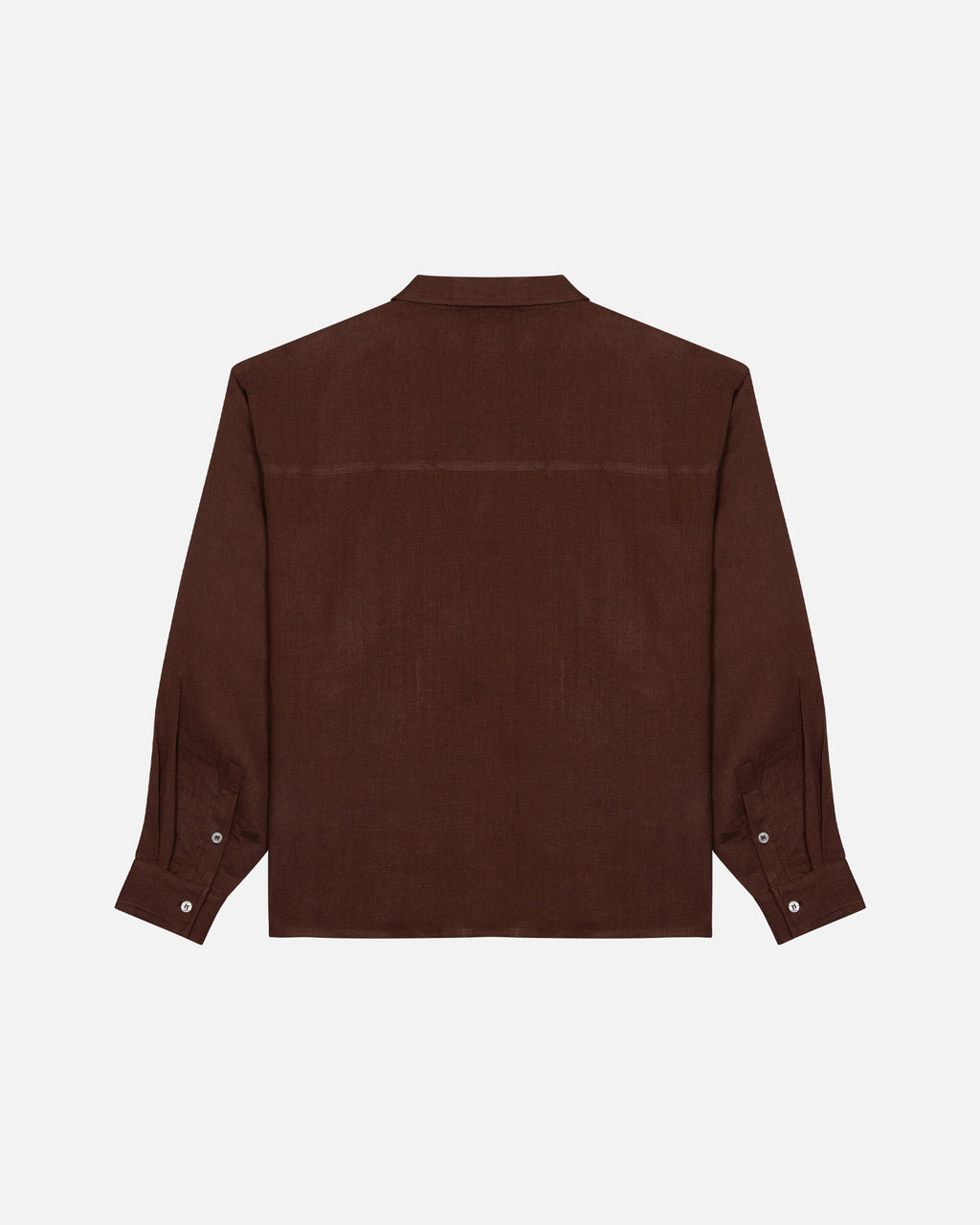 Mediterraneo Brown Linen Shirt