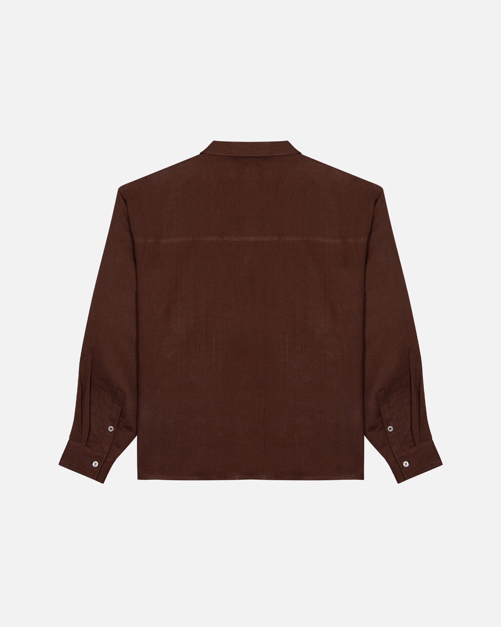 Mediterraneo Brown Linen Shirt