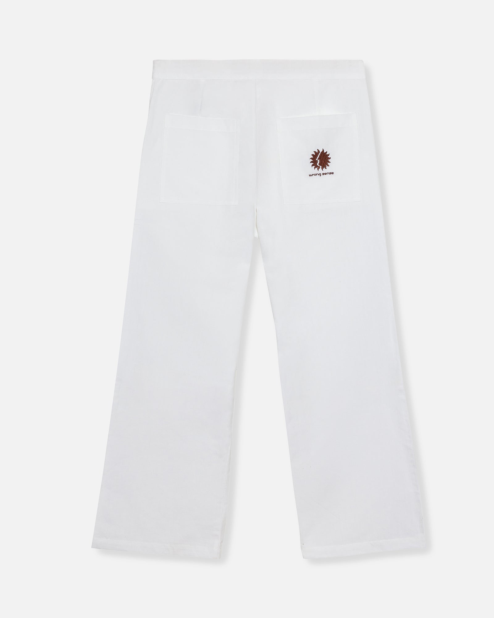 Mediterraneo White Linen Pants