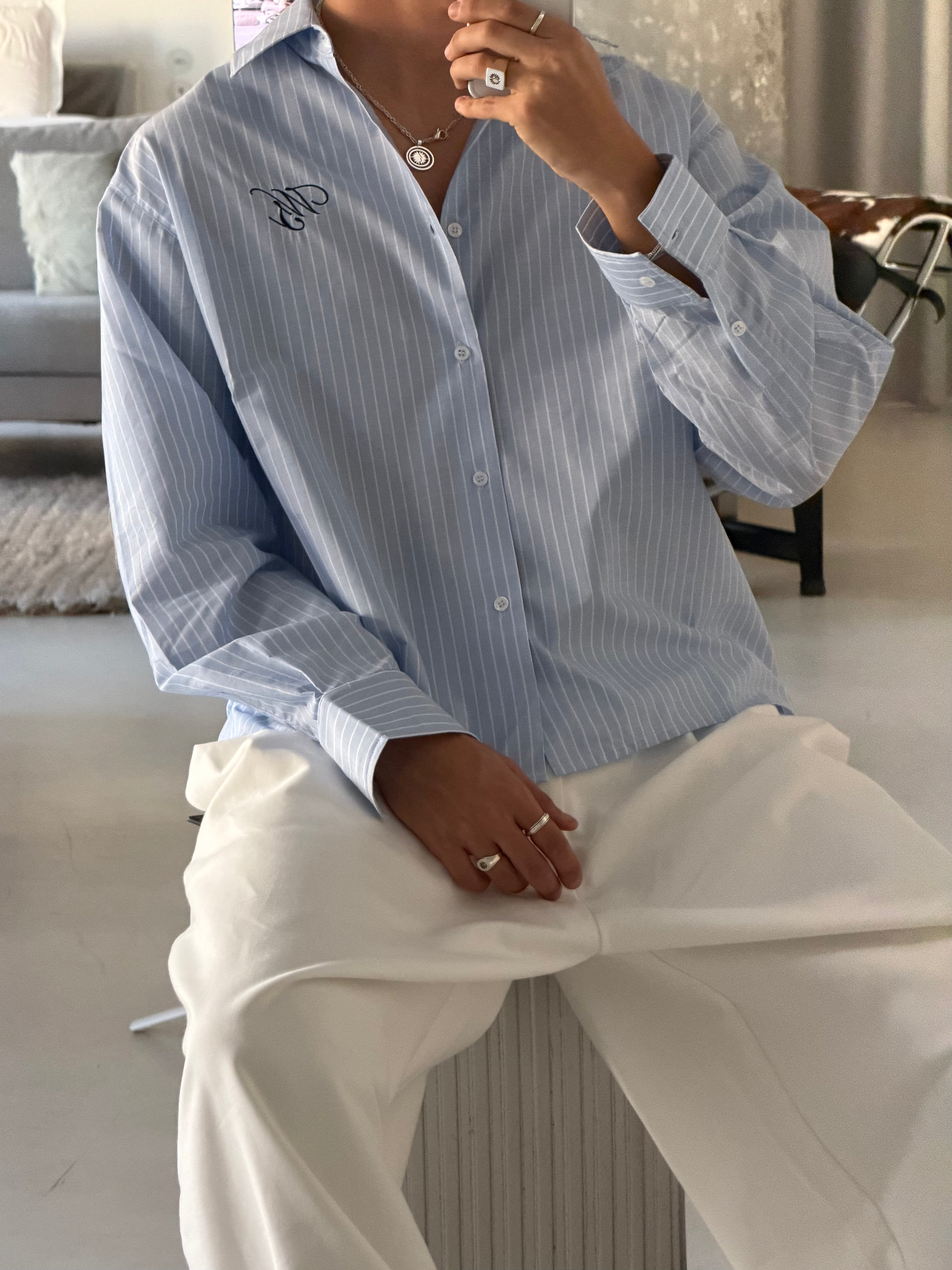 SS26 Blue Striped Shirt