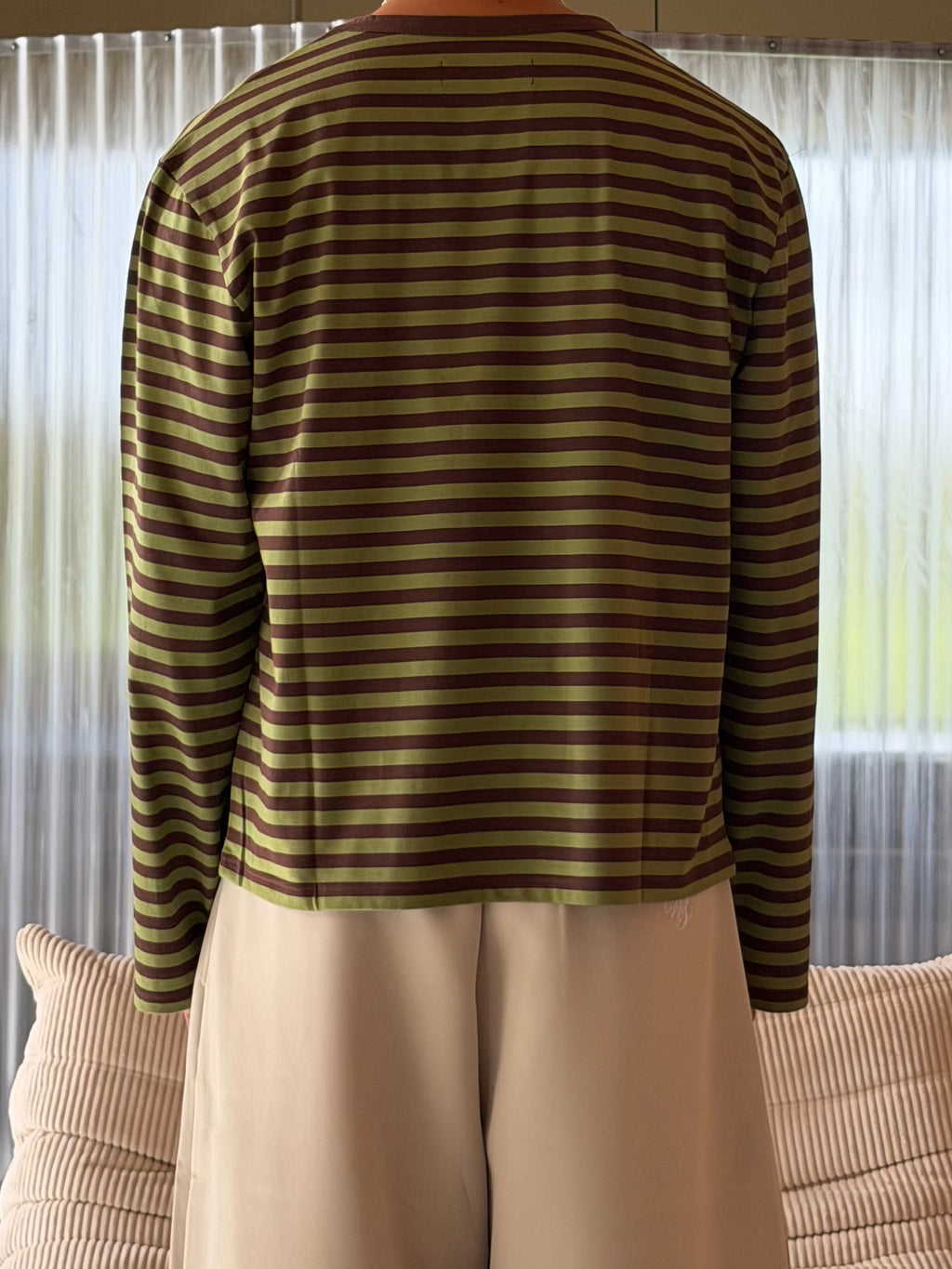 AW Green Striped Longsleeve