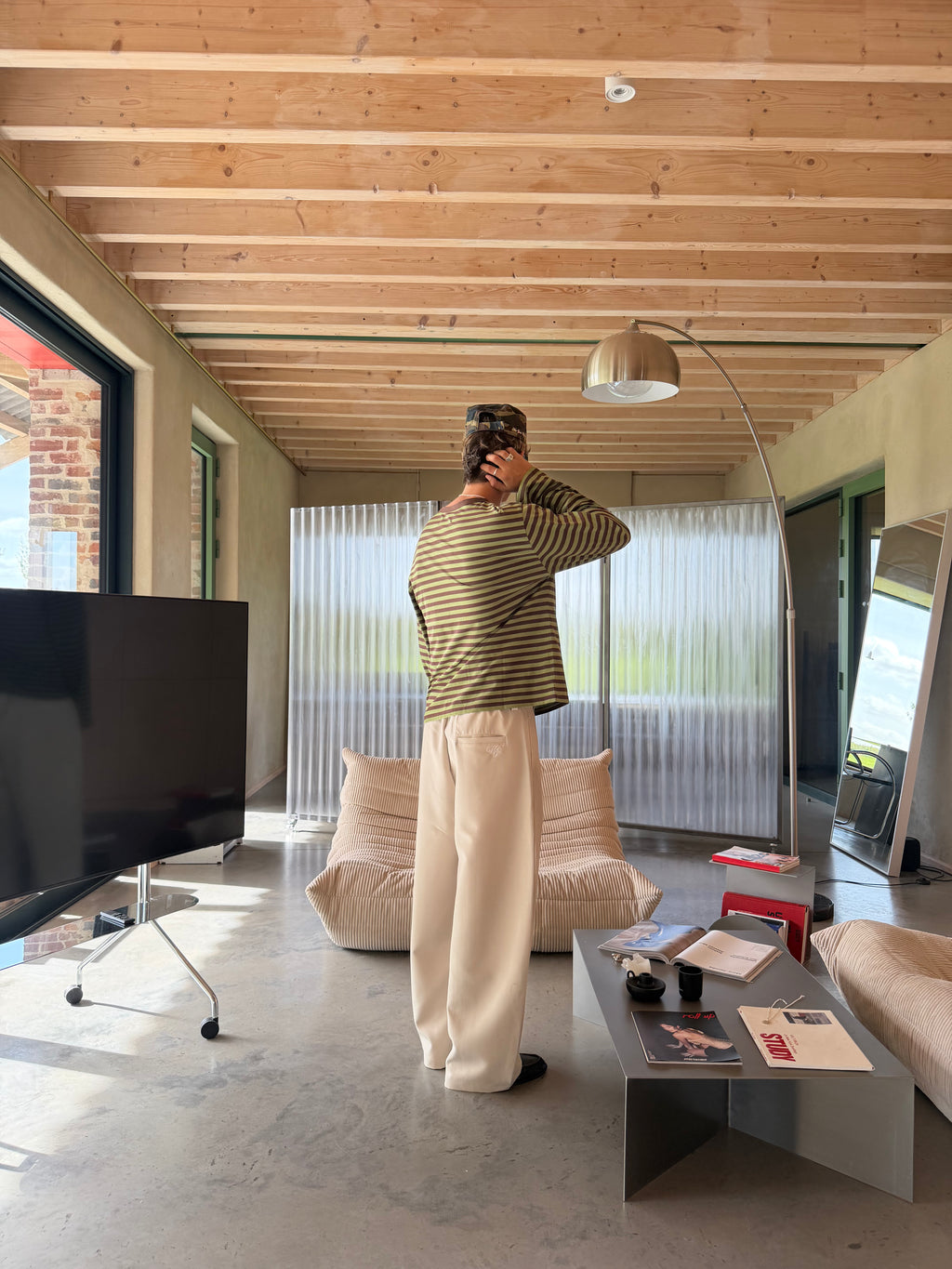 AW Beige Tailored Pants