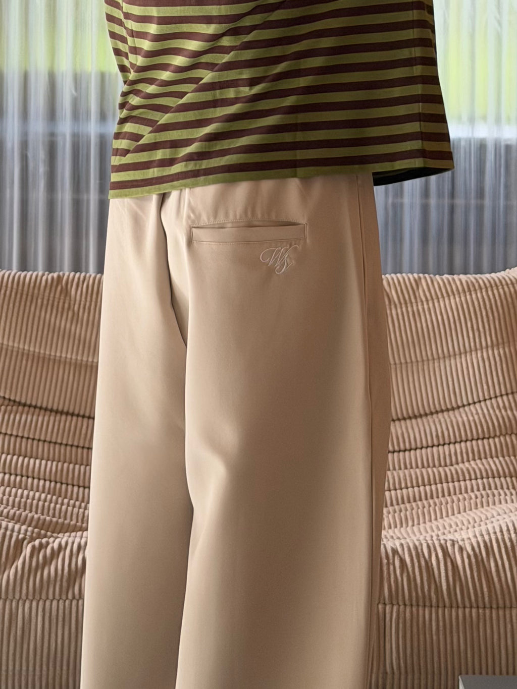 AW Beige Tailored Pants