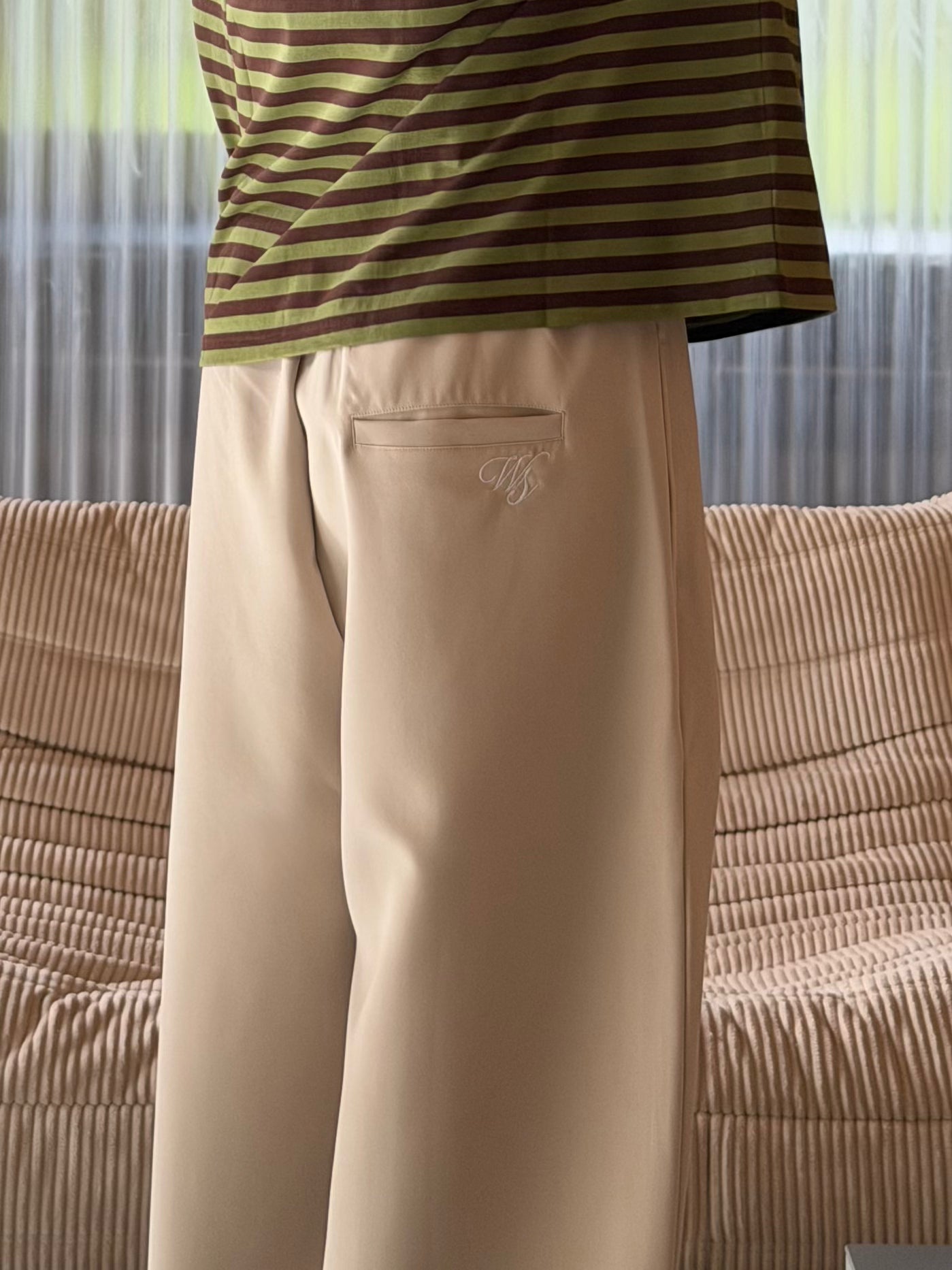AW Beige Tailored Pants