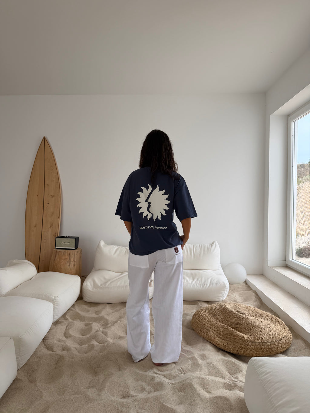 Mediterraneo Vintage Navy Tee