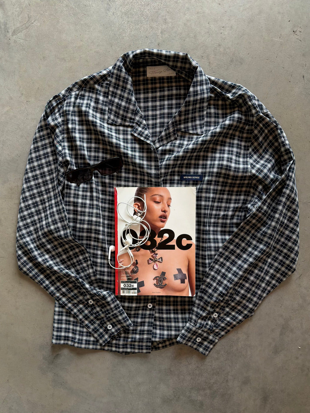 AW Blue Checkered Shirt