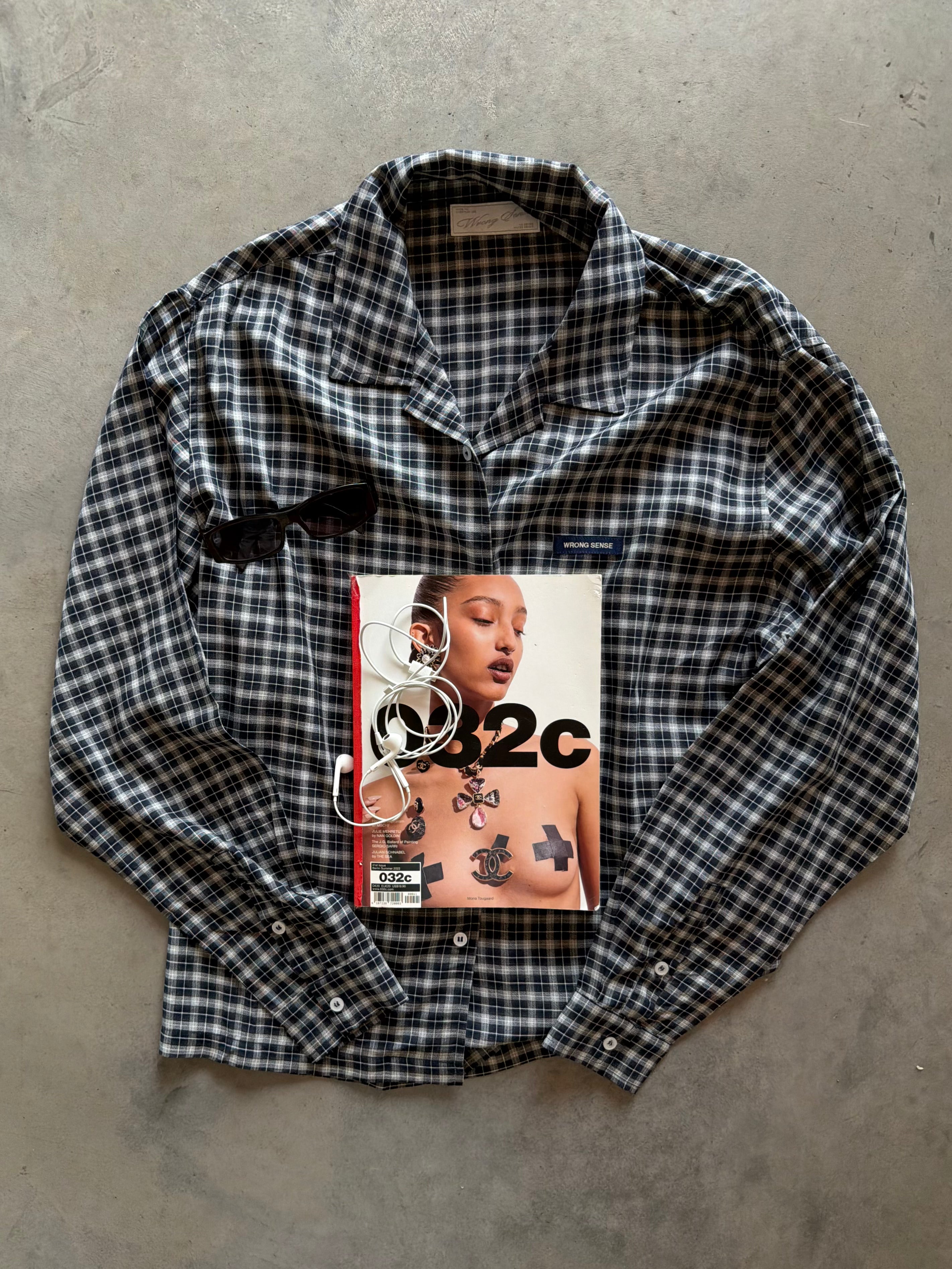 AW Blue Checkered Shirt