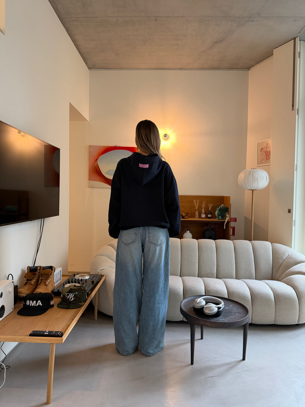 Wrong Sense x oMA Navy Hoodie