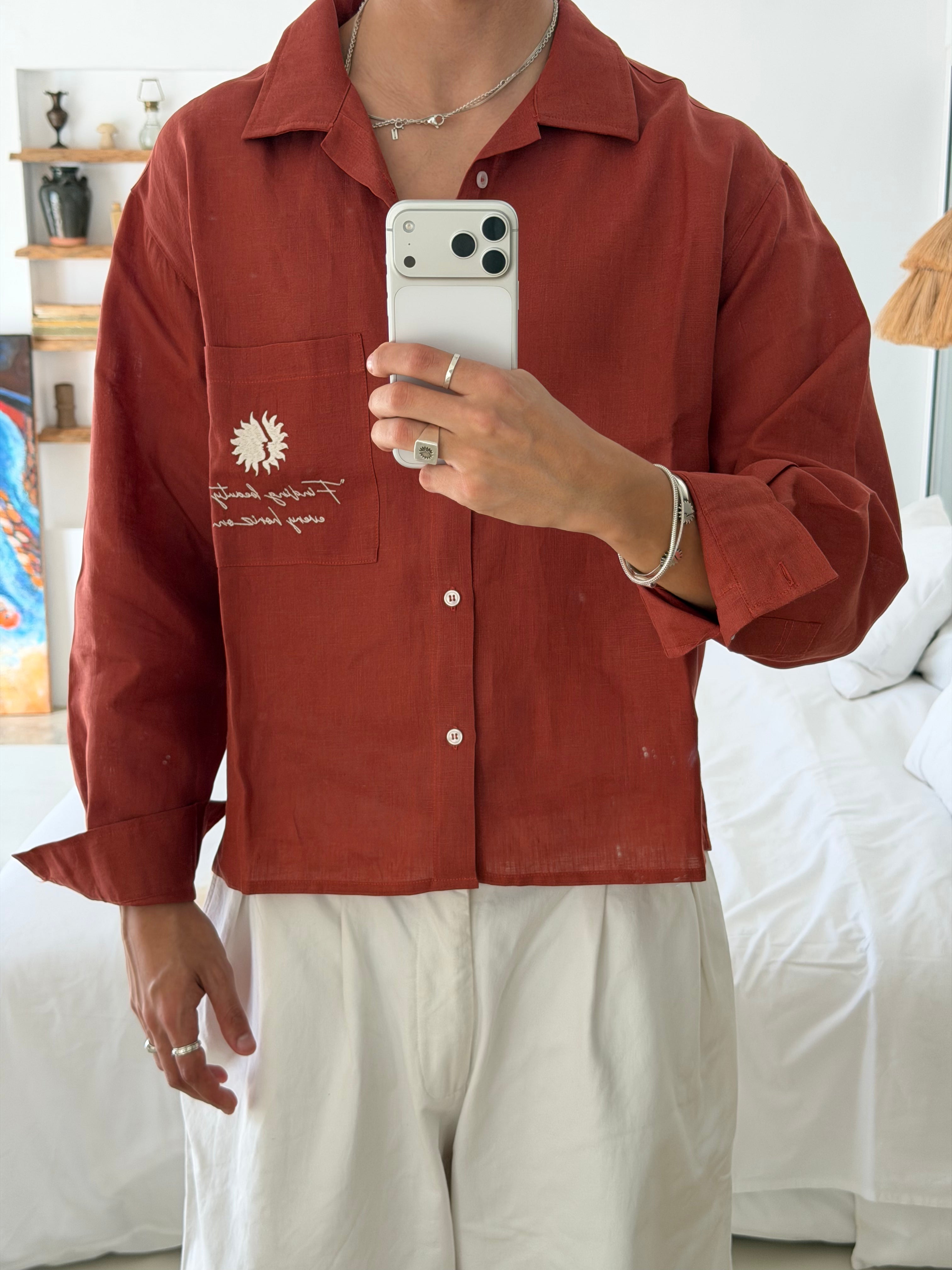 Wrong Sense® x Nómadas Terra Linen Shirt
