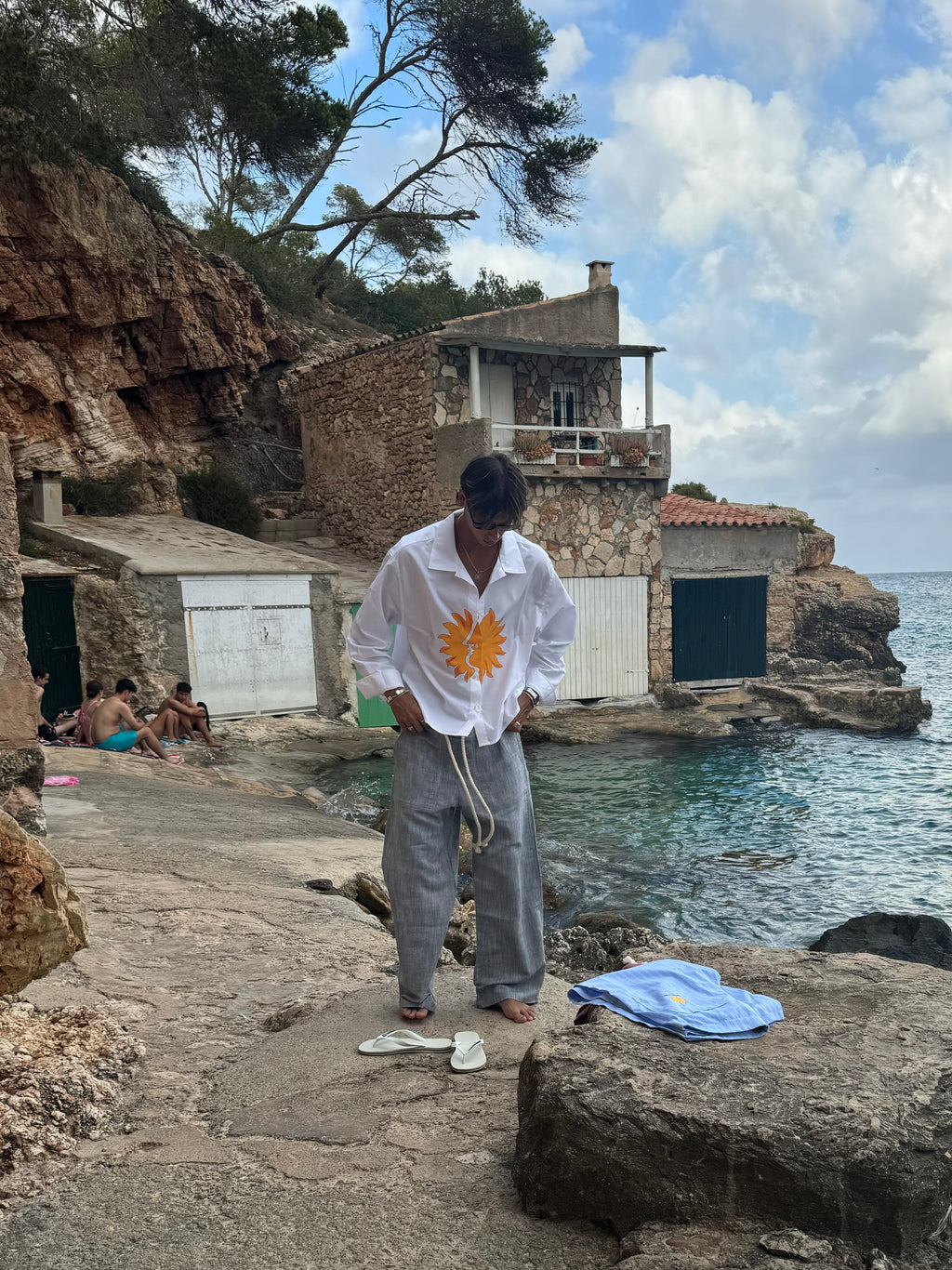 Marine Linen Pants