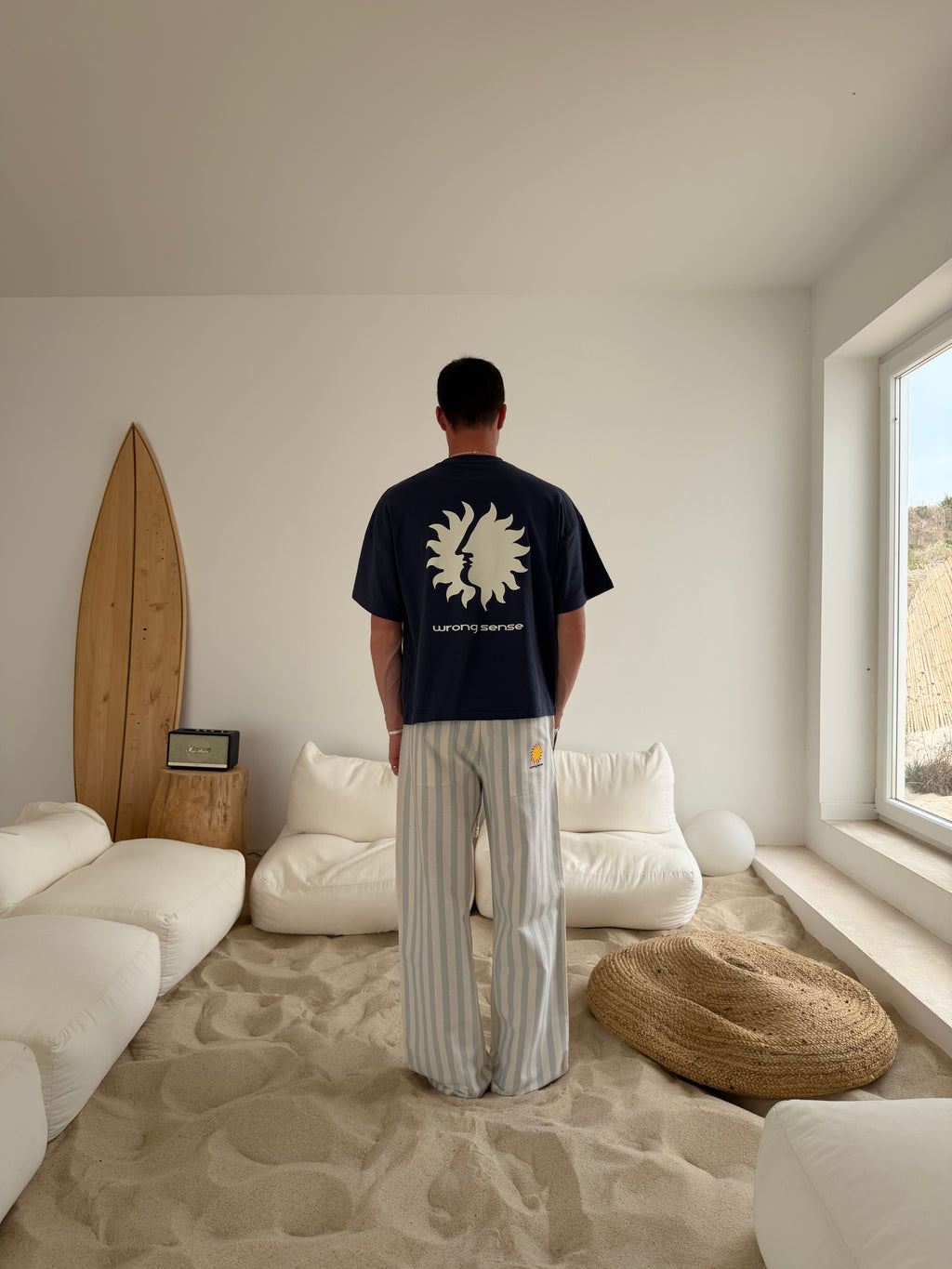 Mediterraneo Vintage Navy Tee