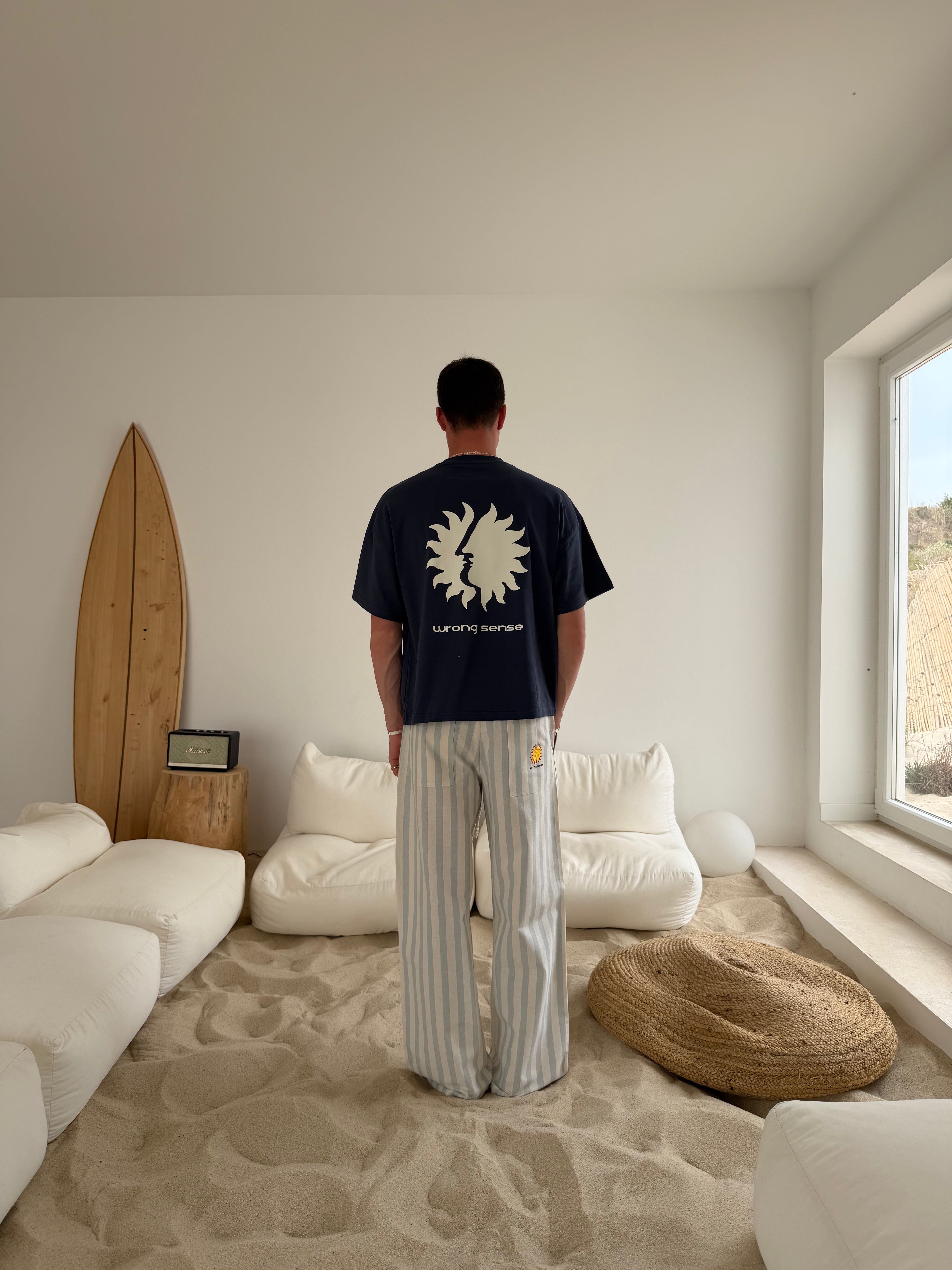 Mediterraneo Vintage Navy Tee