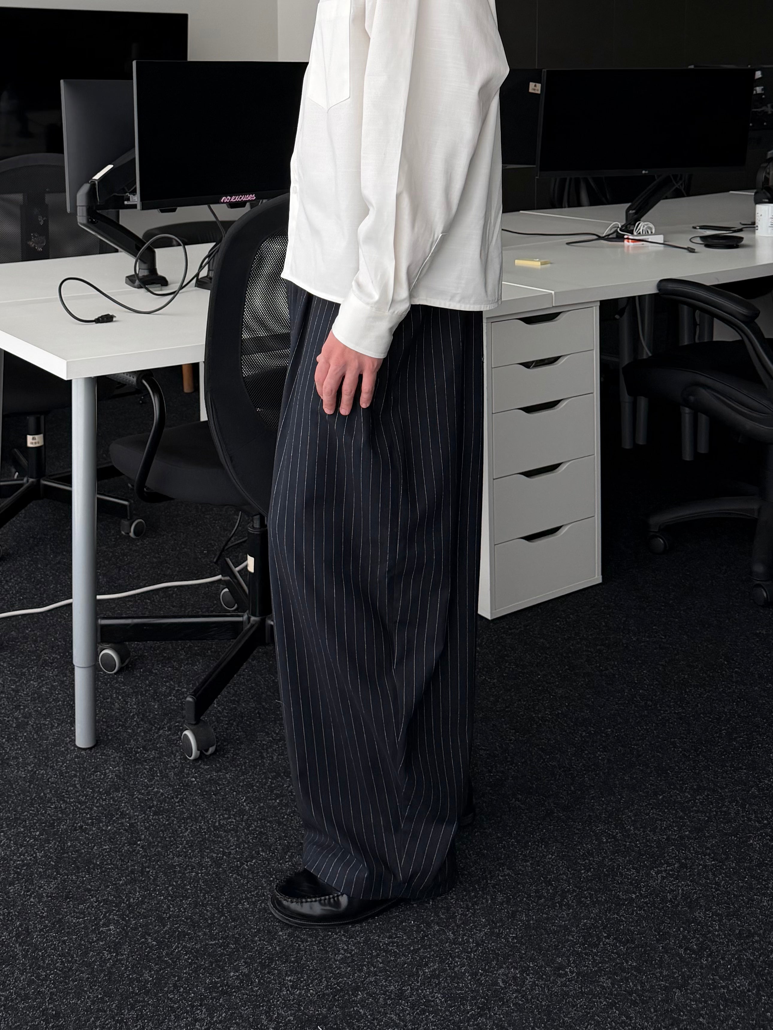 Office Striped Pants