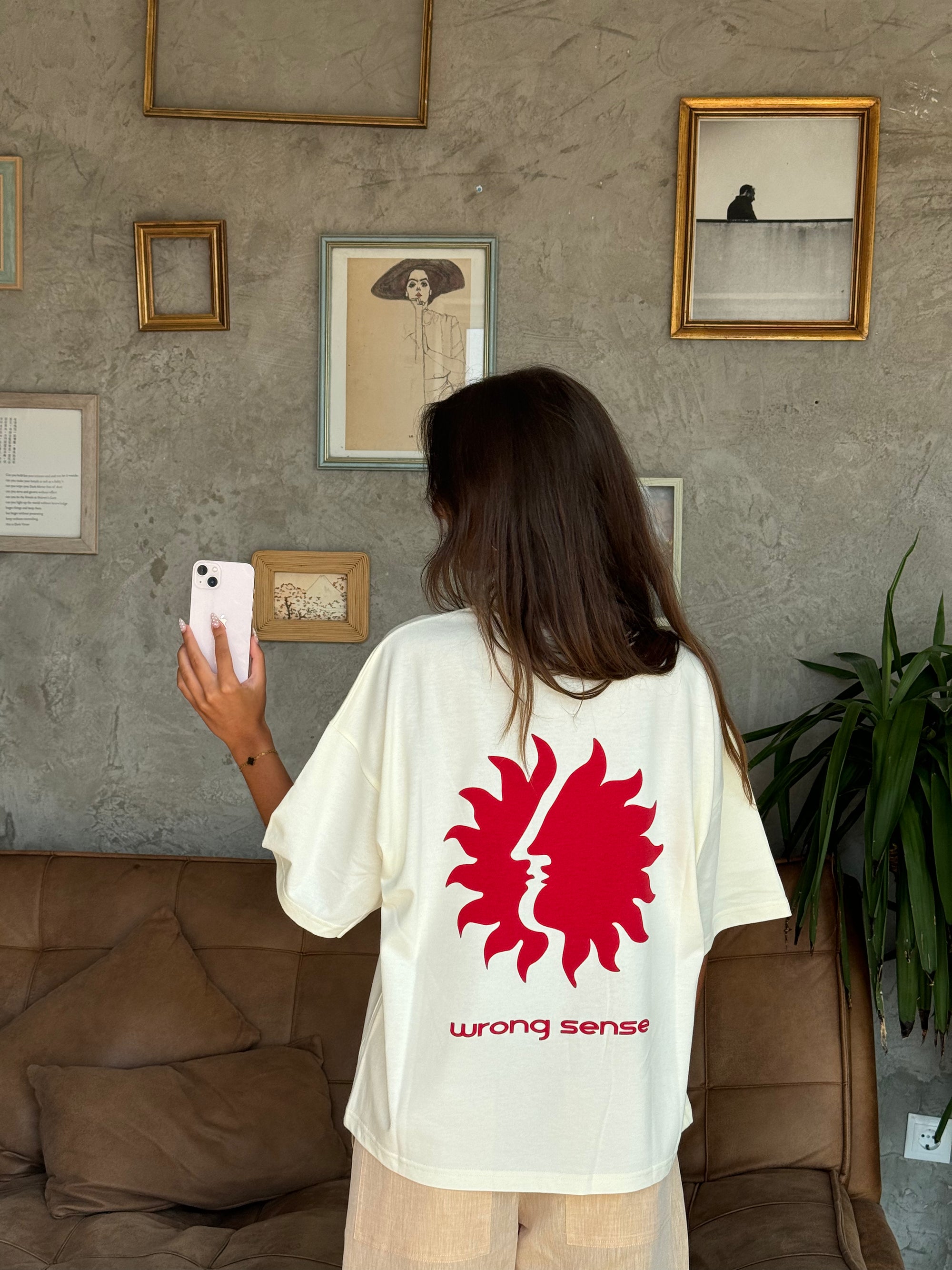 Cream Sunny Tee
