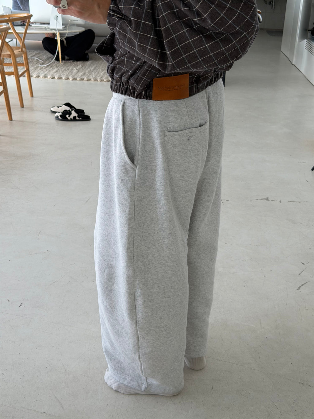 Checkered Zip Hoodie