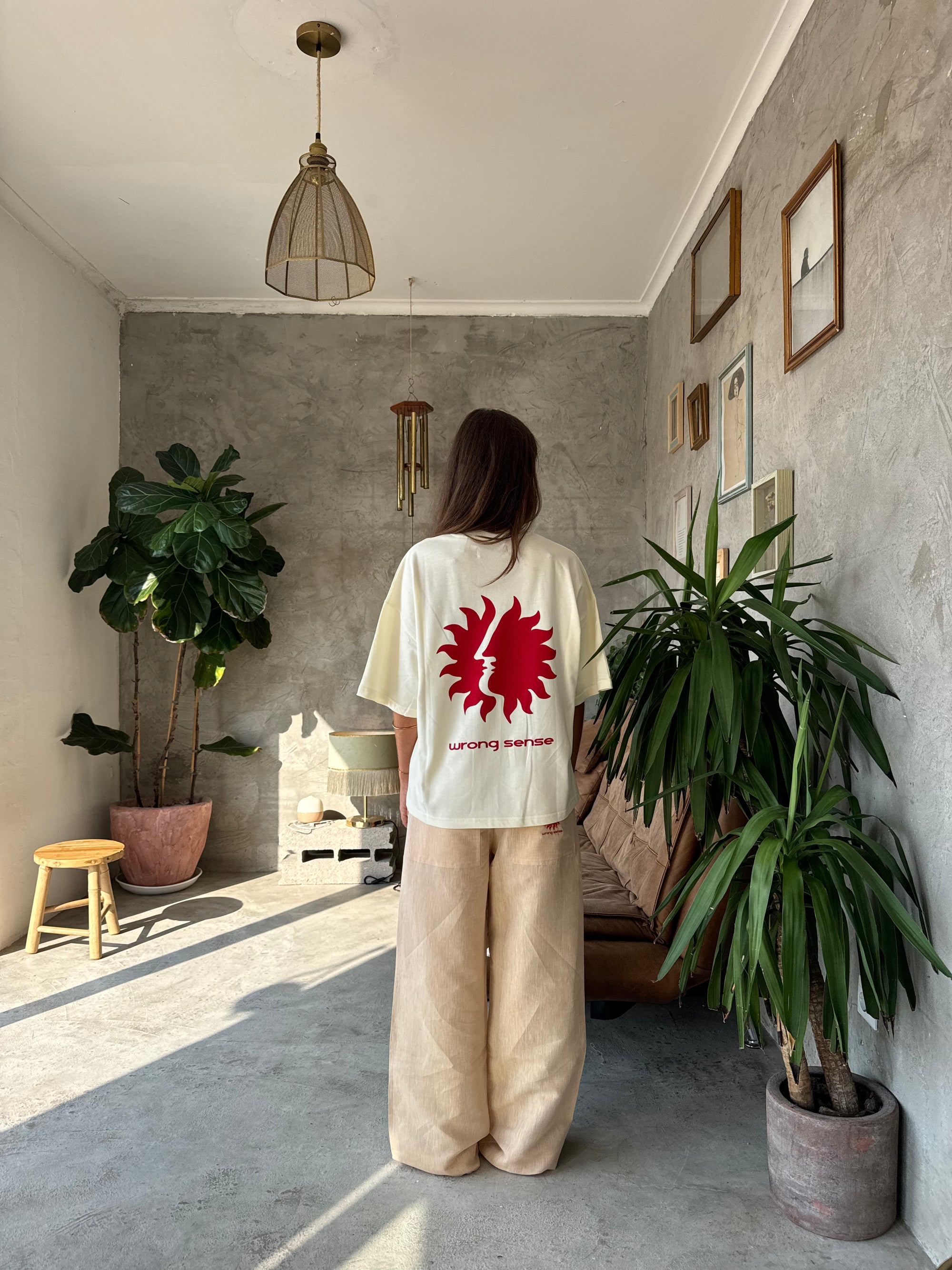 Salmon Linen Pants