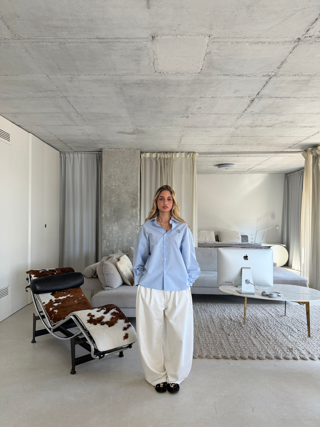 SS26 Blue Striped Shirt