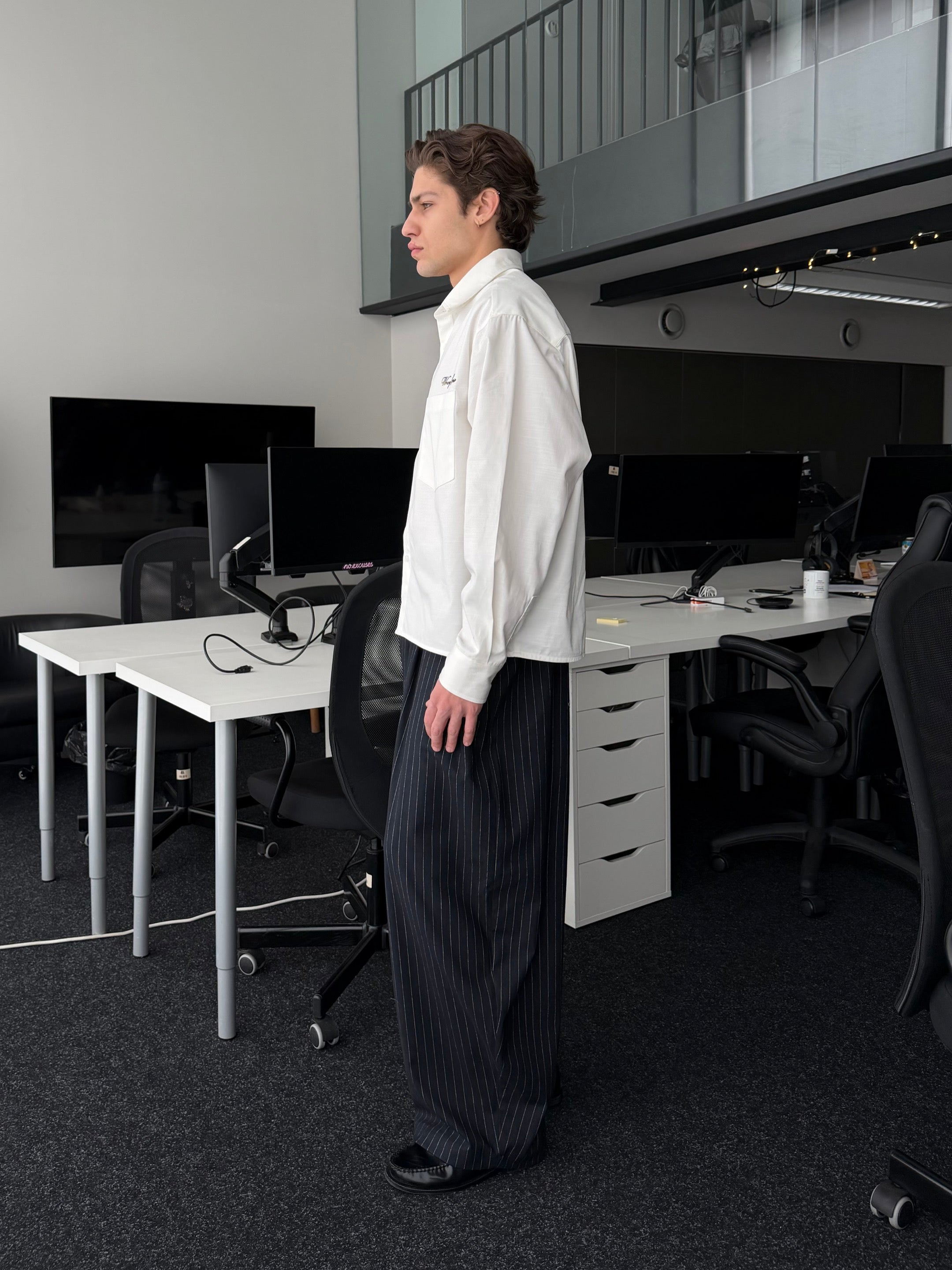 Office Striped Pants