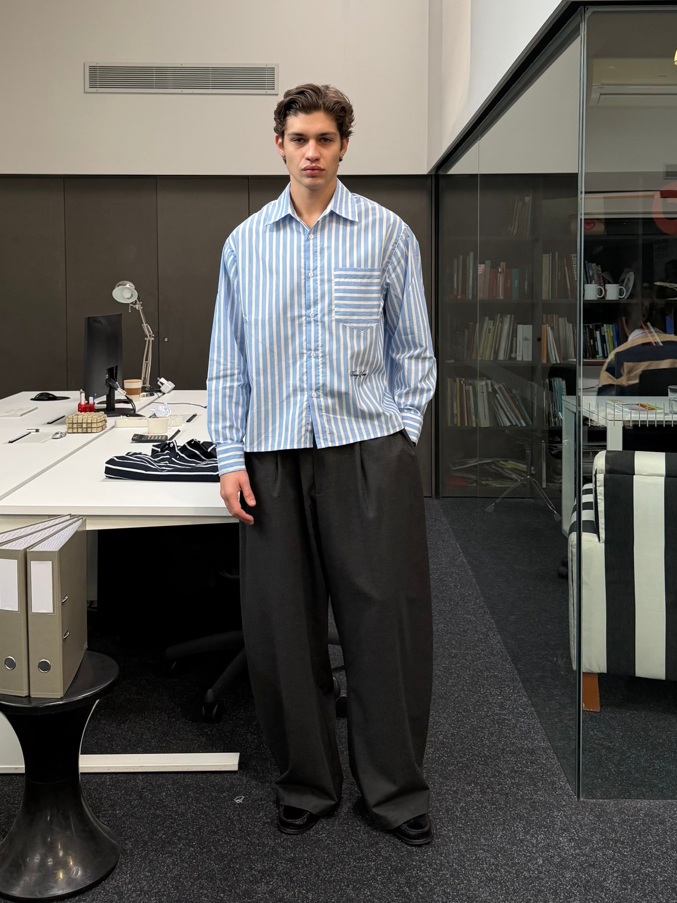 Office Striped Shirt