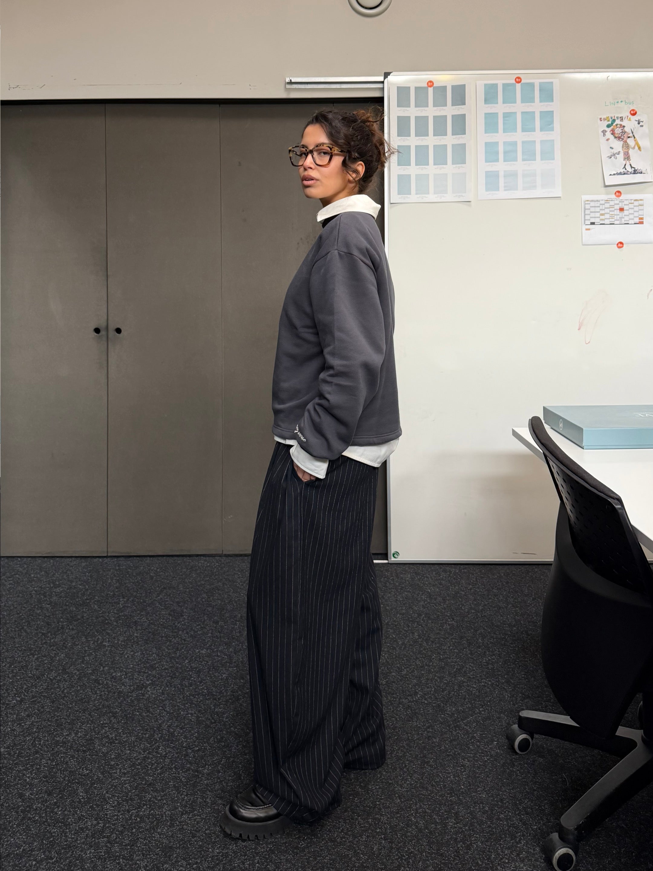 Office Striped Pants