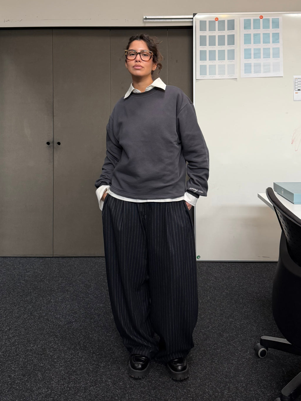Office Striped Pants
