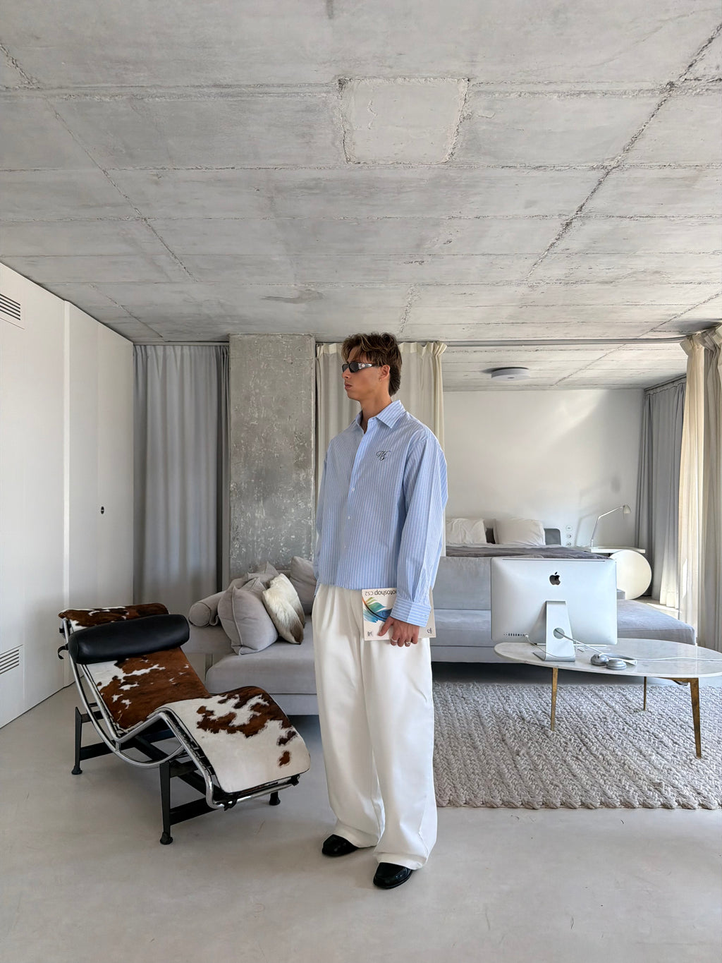 SS26 Blue Striped Shirt