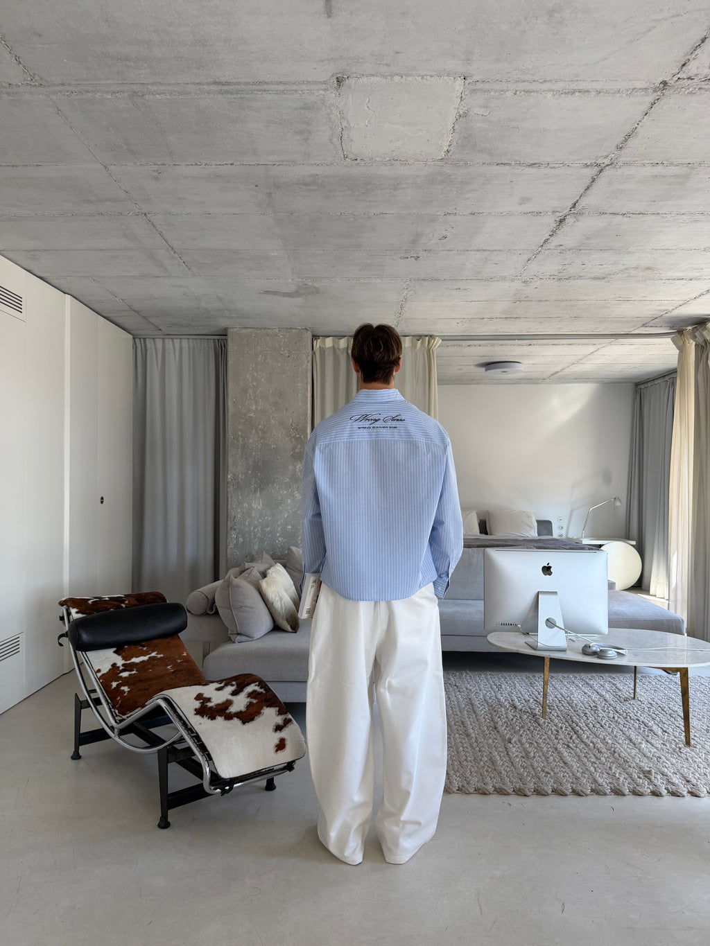 SS26 Blue Striped Shirt