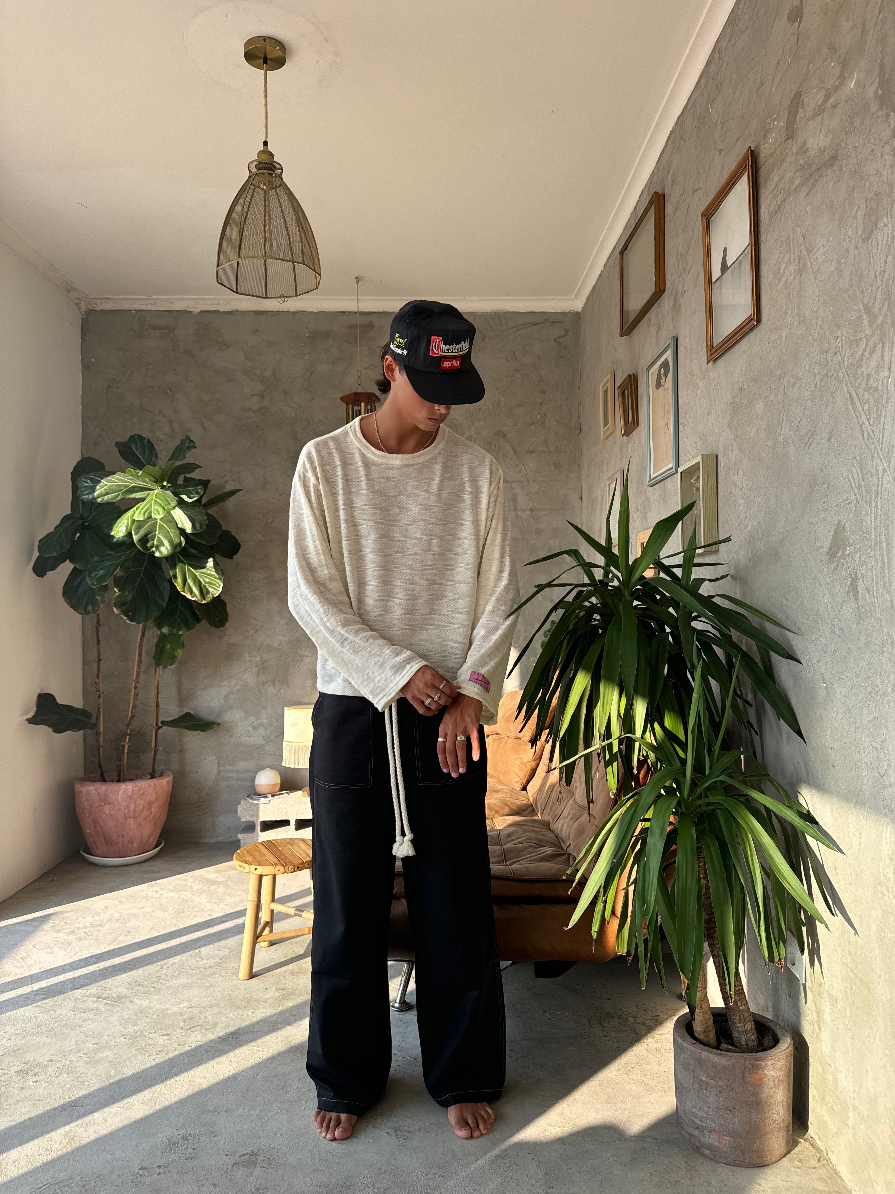 Striped Crochet Longsleeve