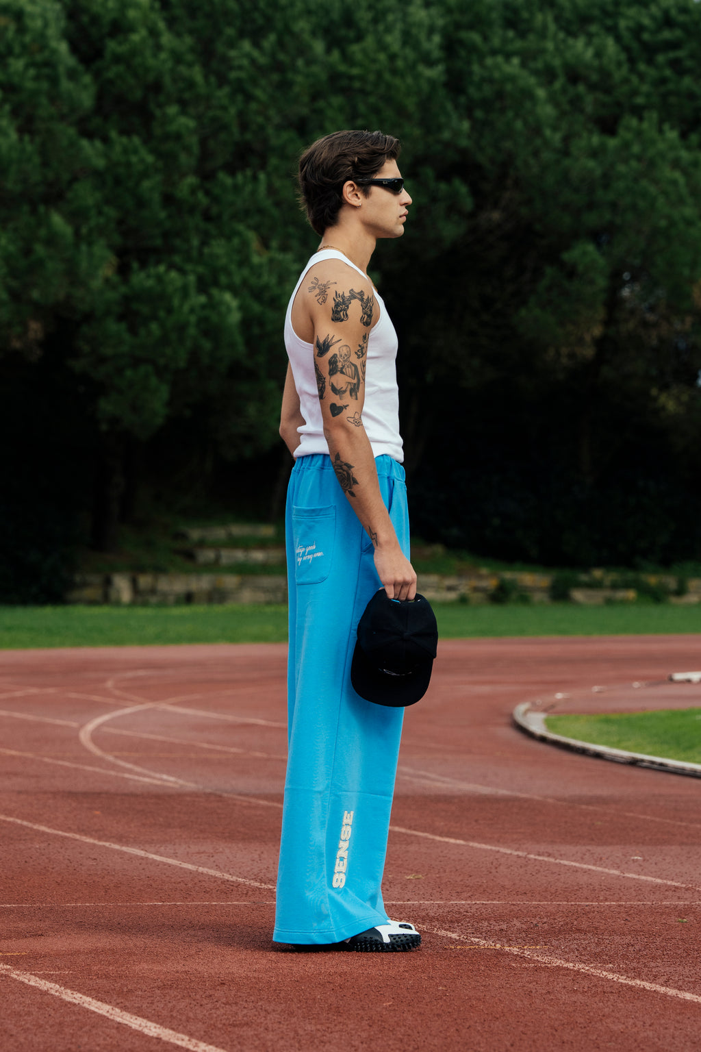 Blue Athletics Pants