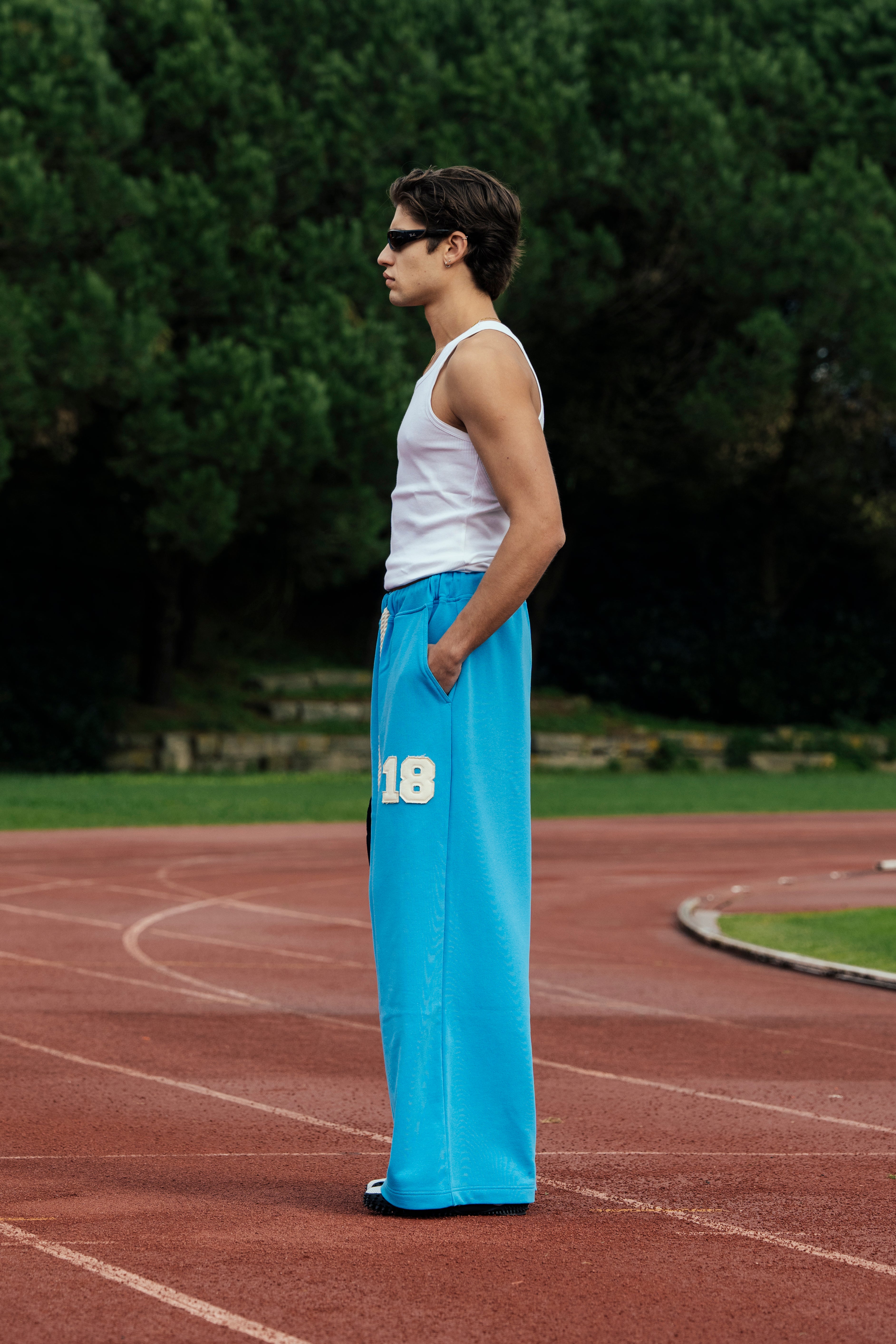 Blue Athletics Pants