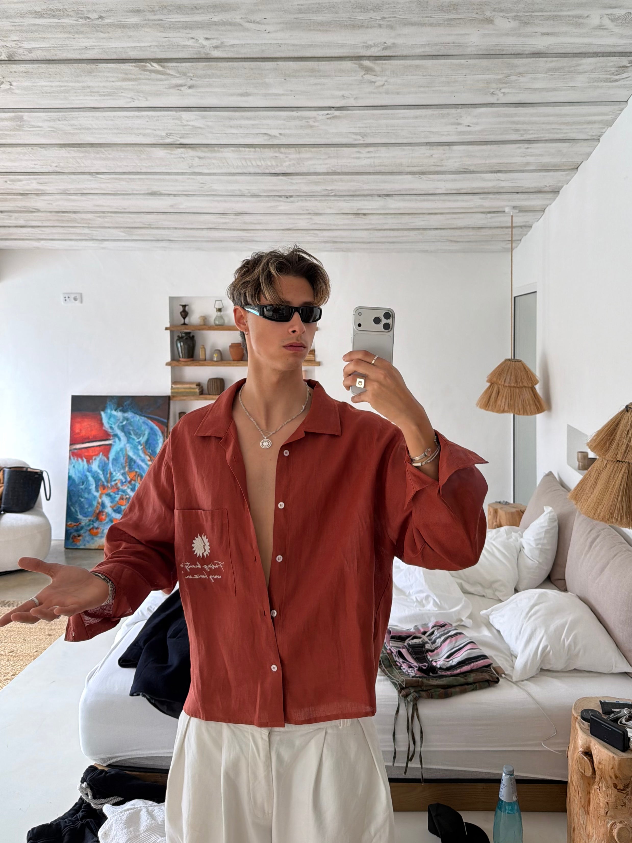 Wrong Sense® x Nómadas Terra Linen Shirt