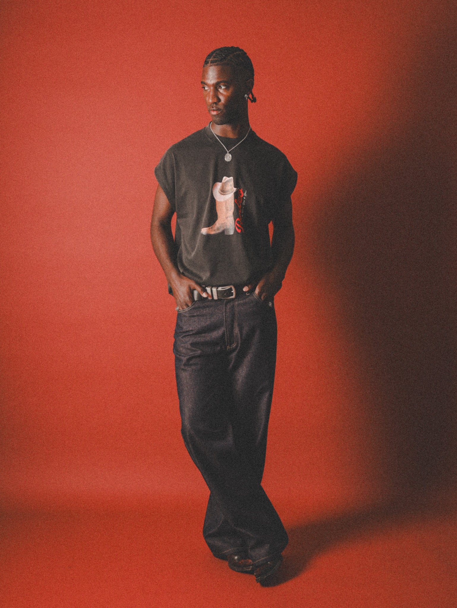 Fade Out Sleveless Tee