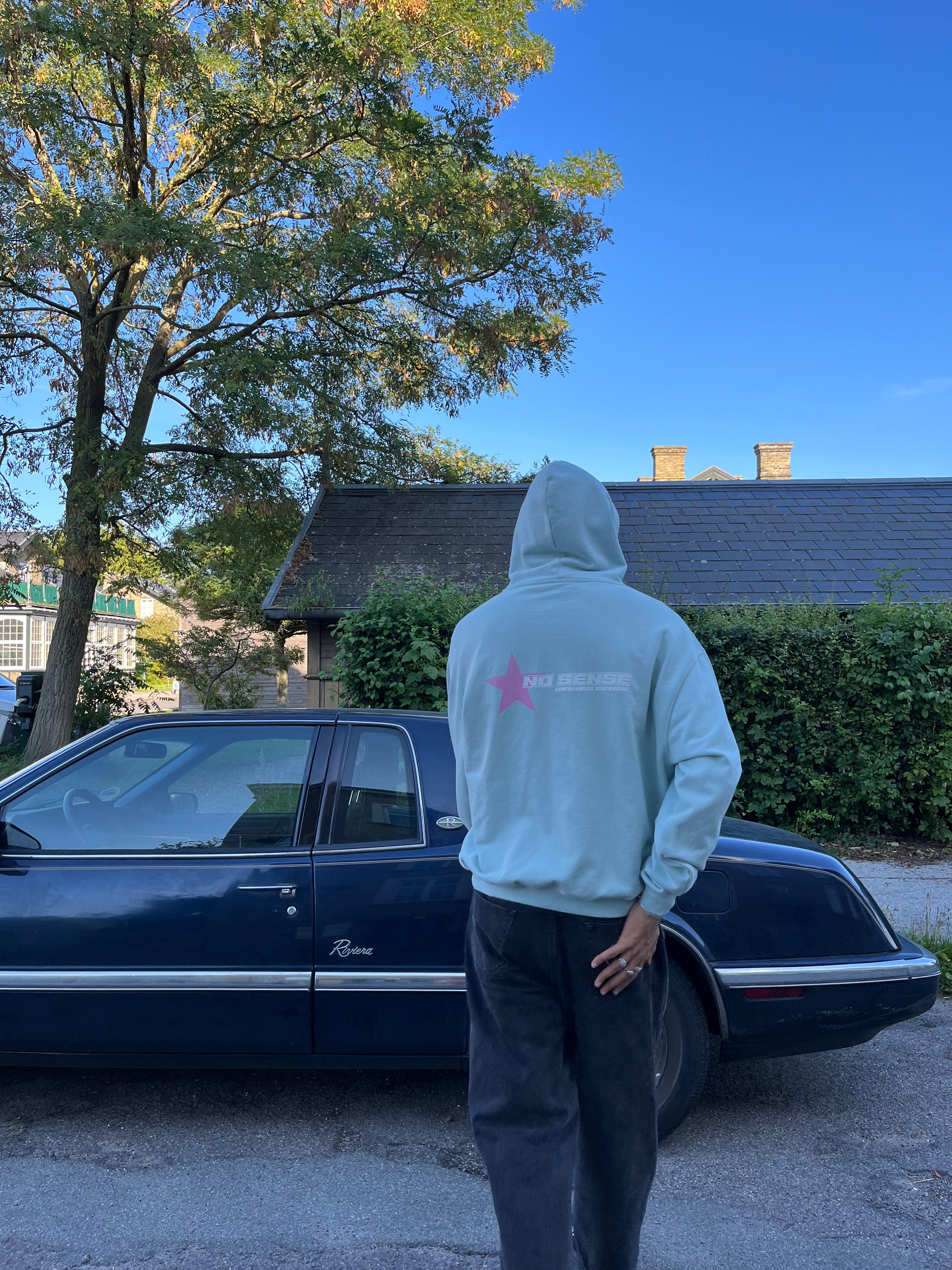 Starry Baby Blue Hoodie