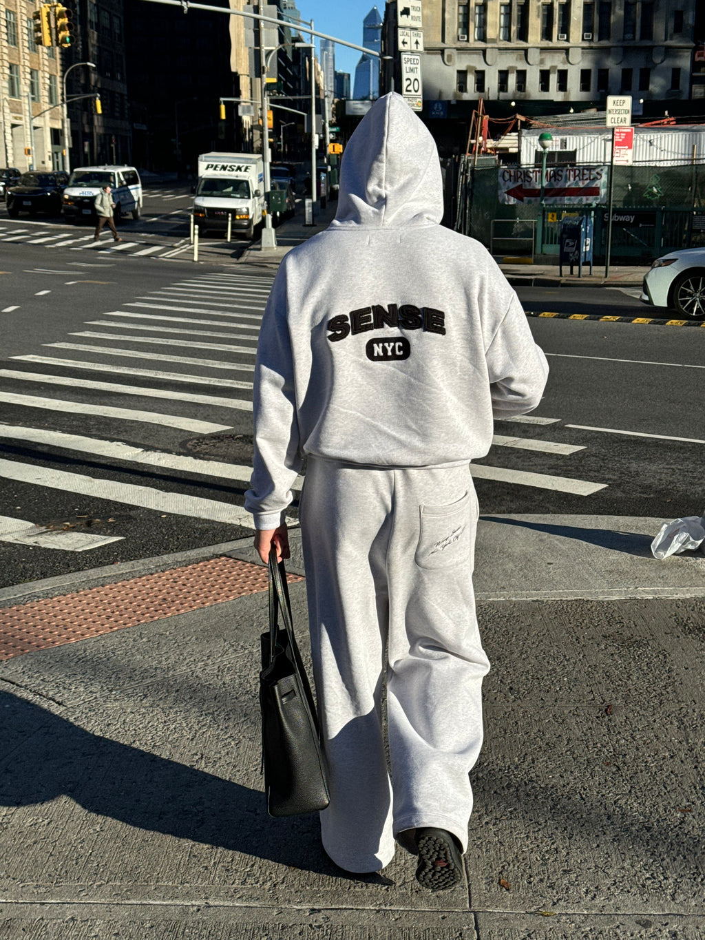 Light Grey NYC Hoodie