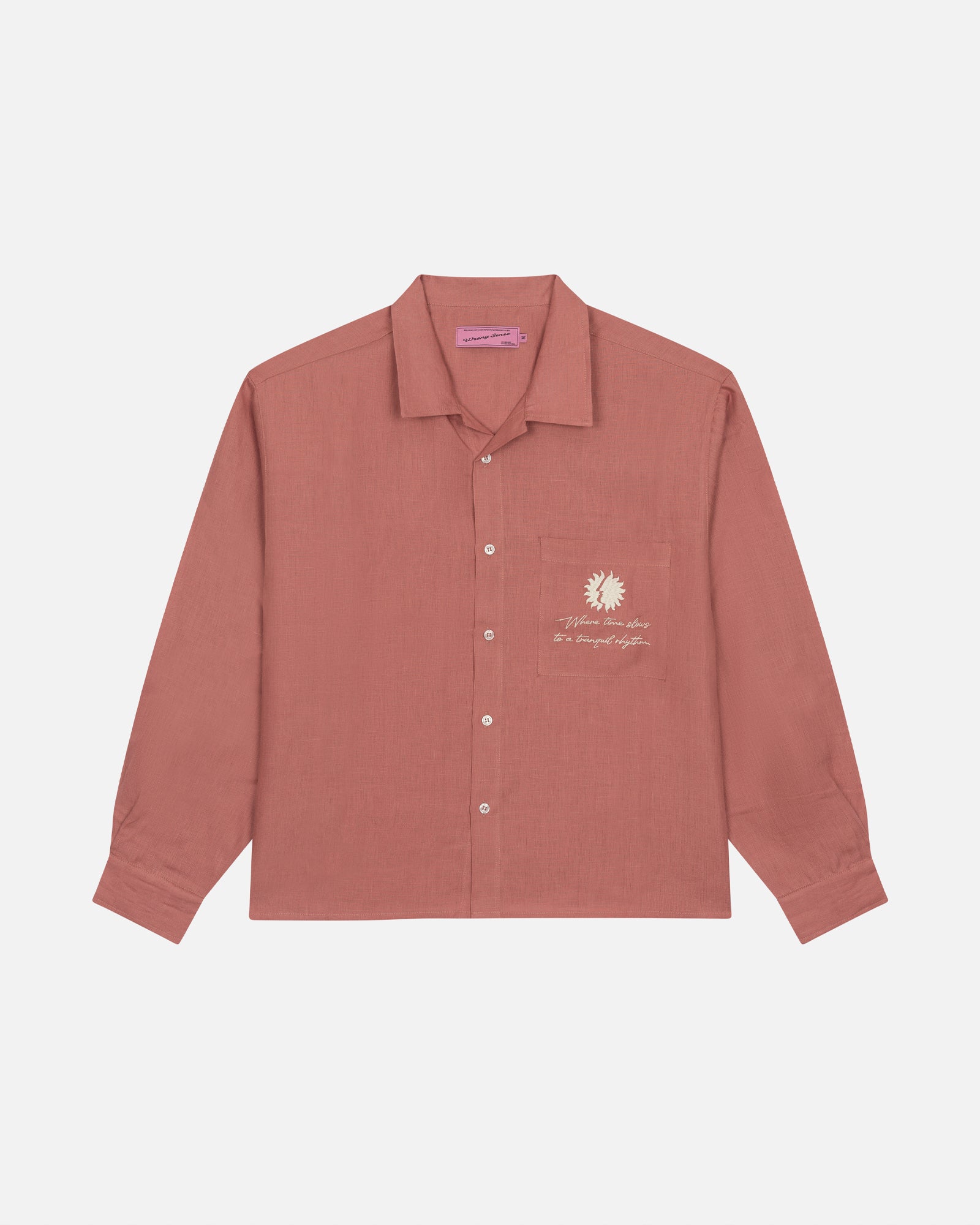 Pink Mallorca Linen Shirt