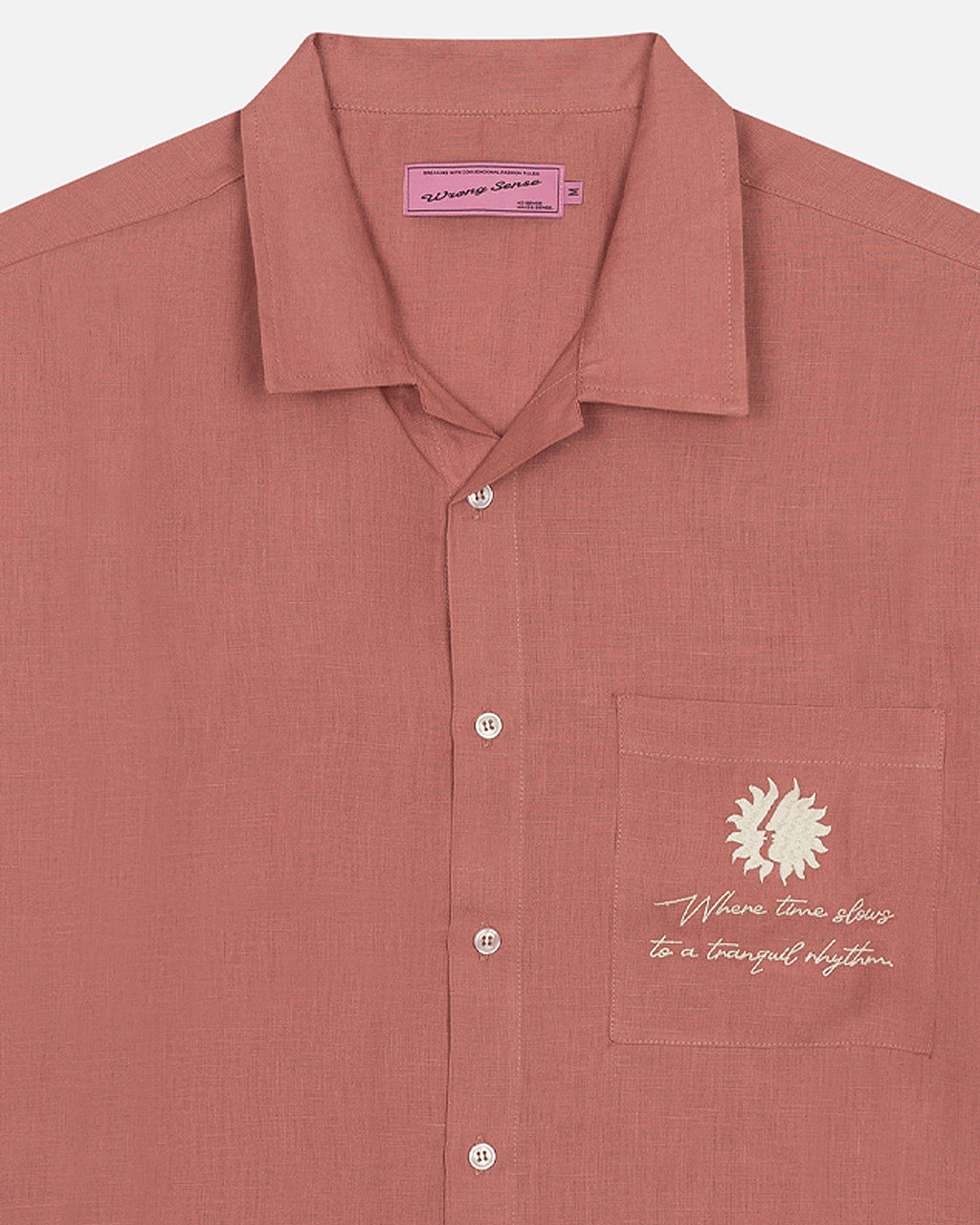 Pink Mallorca Linen Shirt
