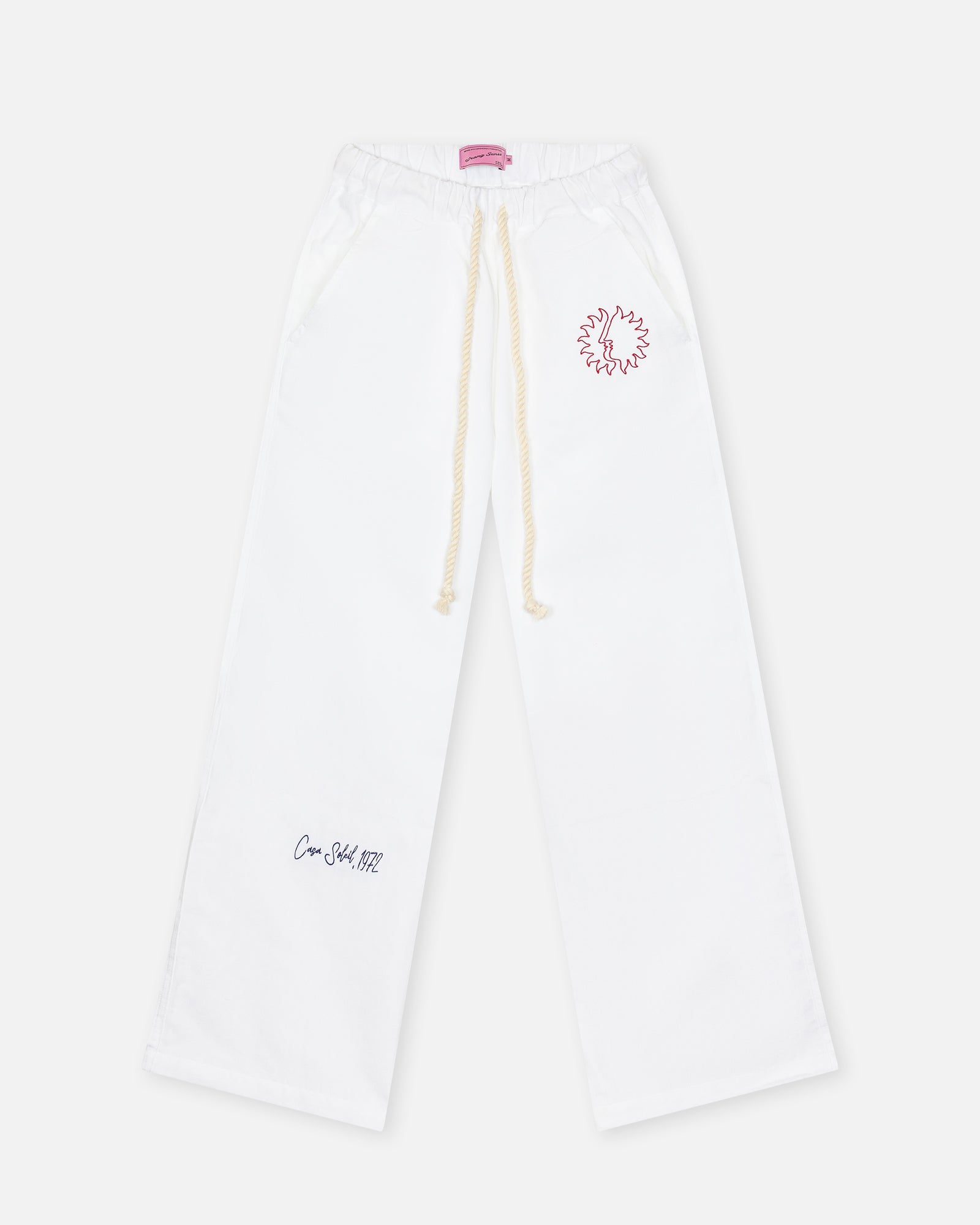 Casa Soleil White Linen Pants