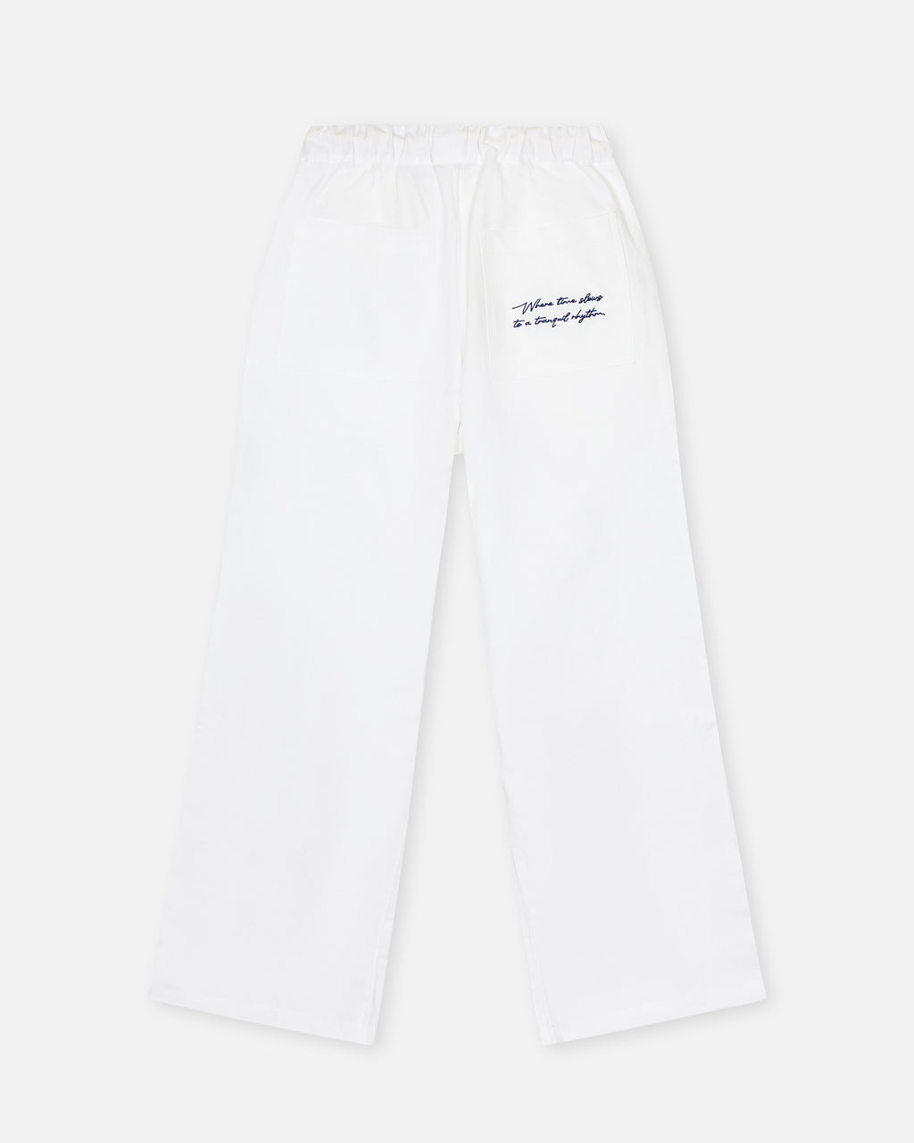 Casa Soleil White Linen Pants