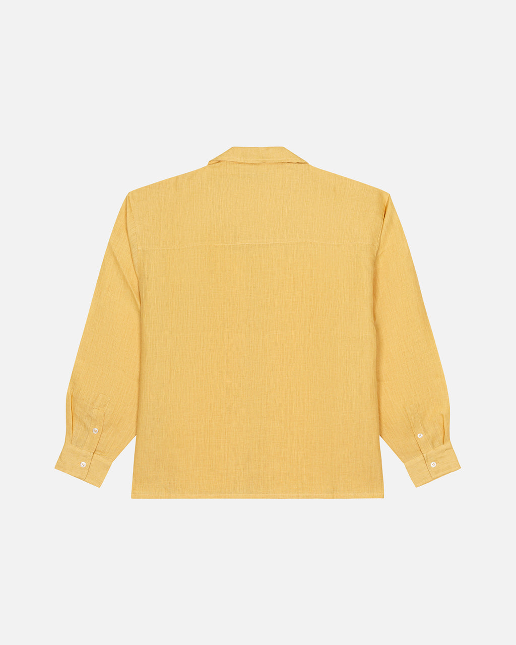 Casa Soleil Yellow Linen Shirt