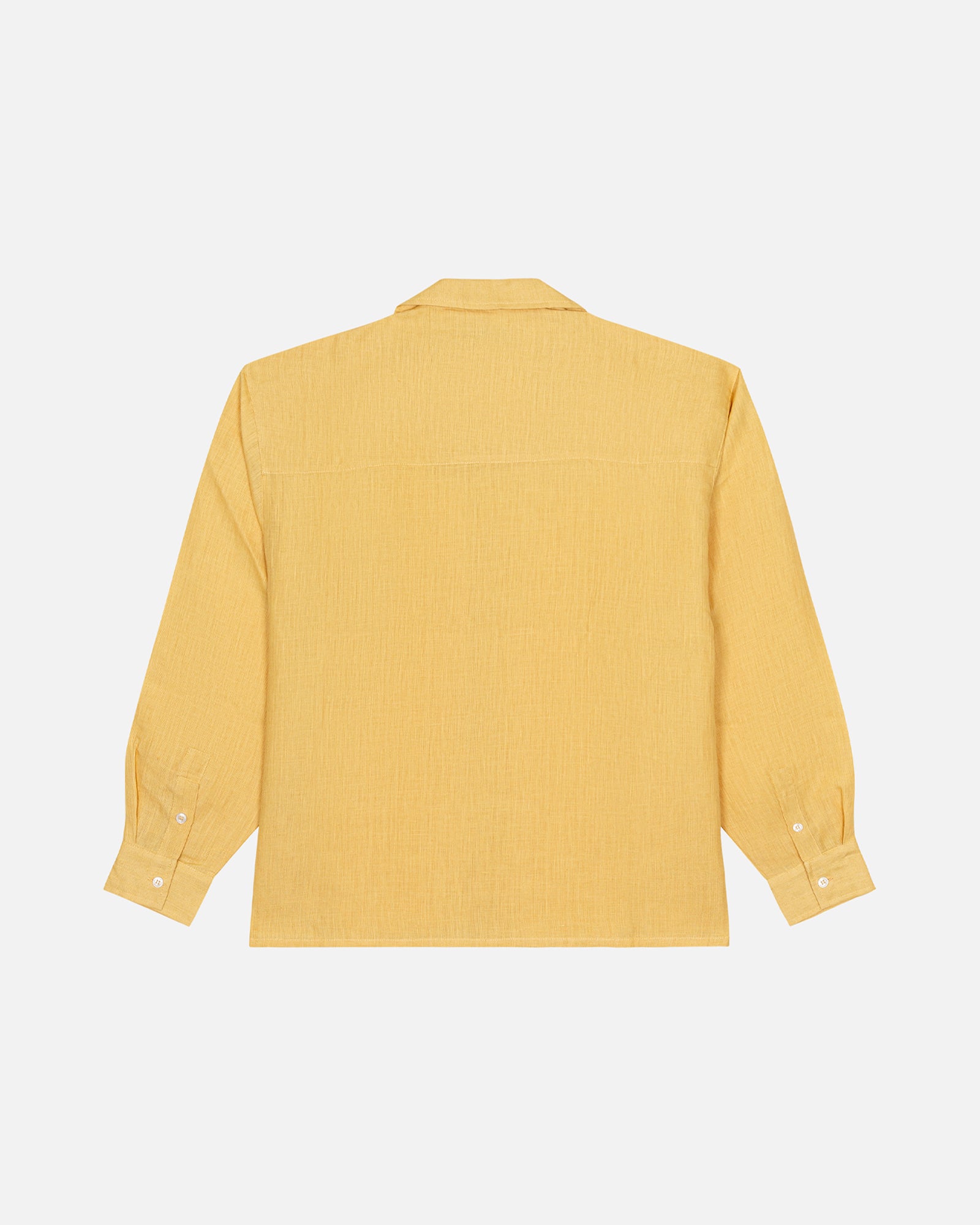 Casa Soleil Yellow Linen Shirt
