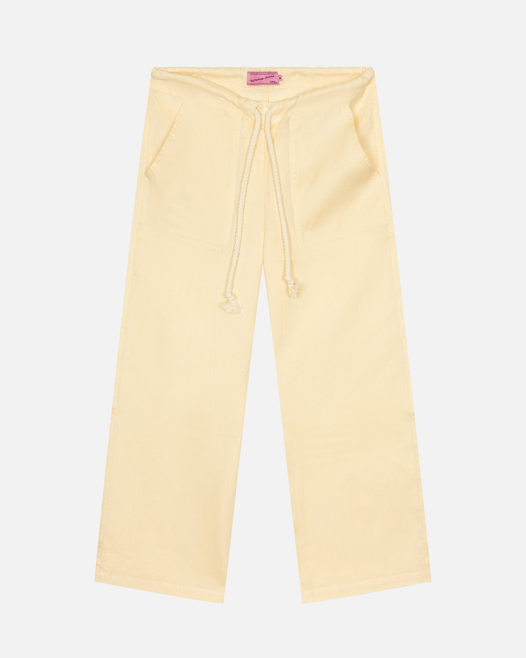 Casa Soleil Cream Linen Pants