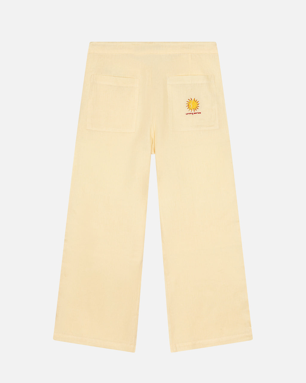 Casa Soleil Cream Linen Pants